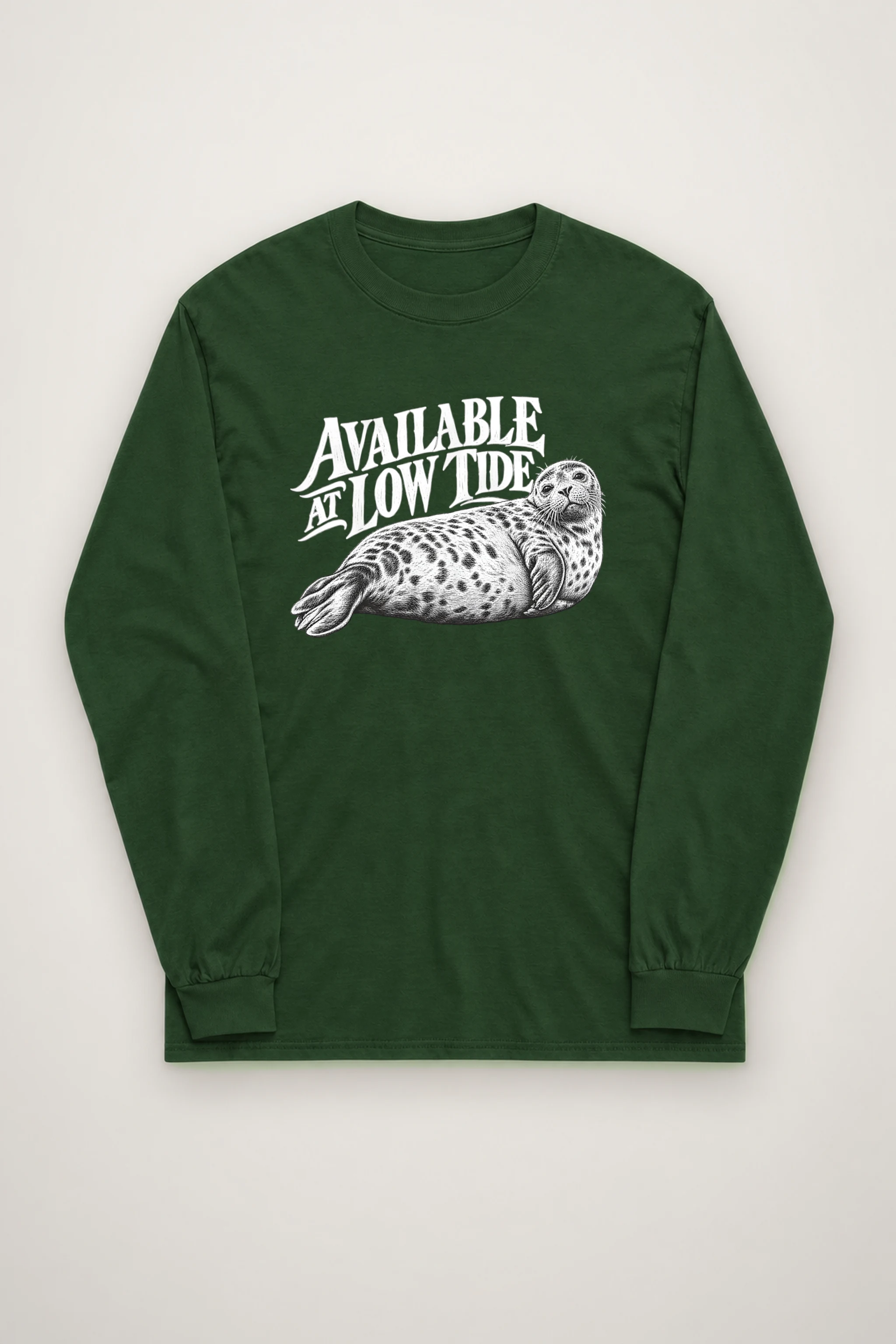 "Available at Low Tide" Unisex Longsleeve T-shirt