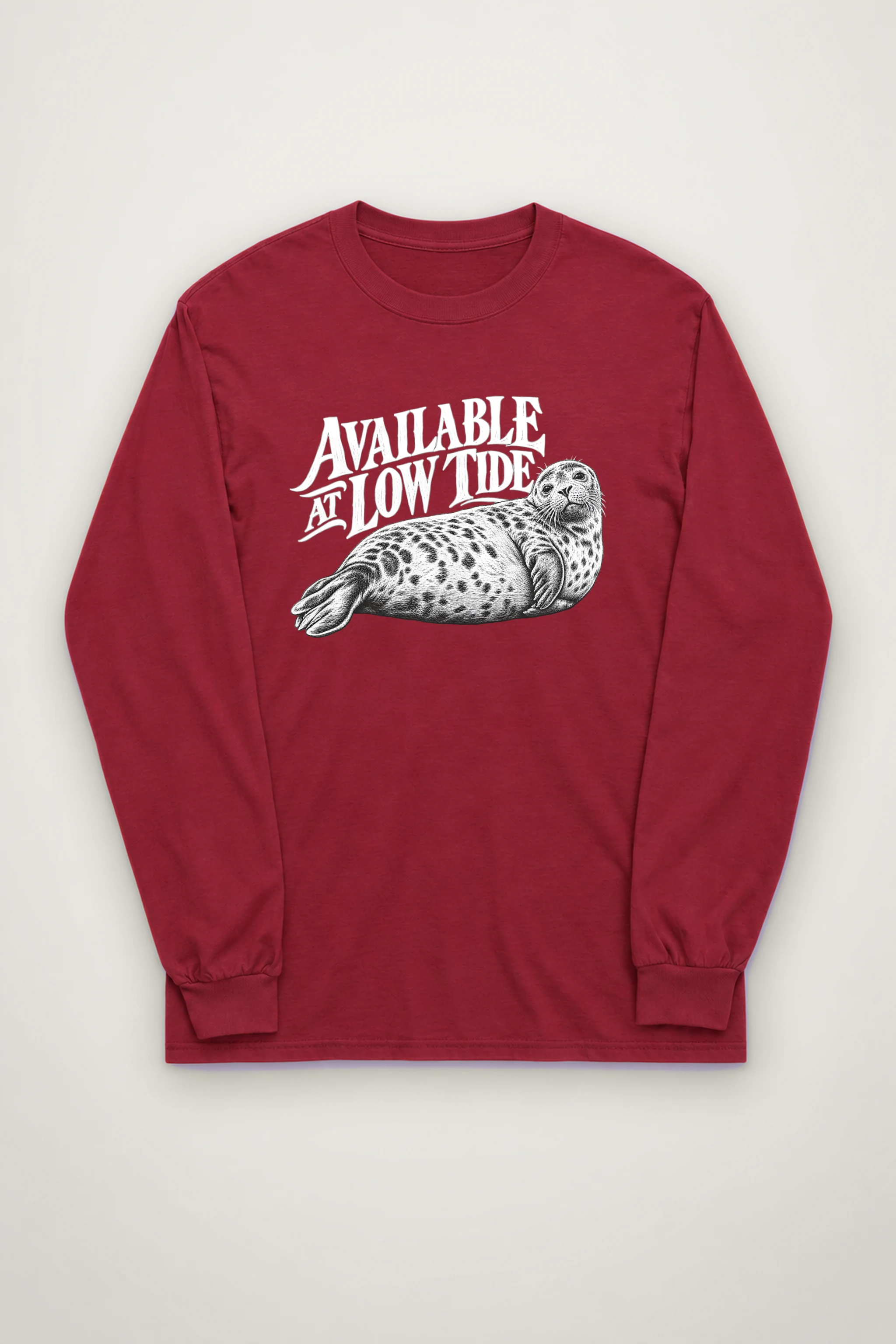 "Available at Low Tide" Unisex Longsleeve T-shirt