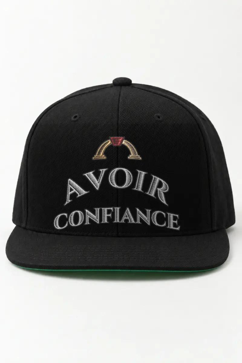 "Avoir Confiance" Classic Snapback · Embroidered