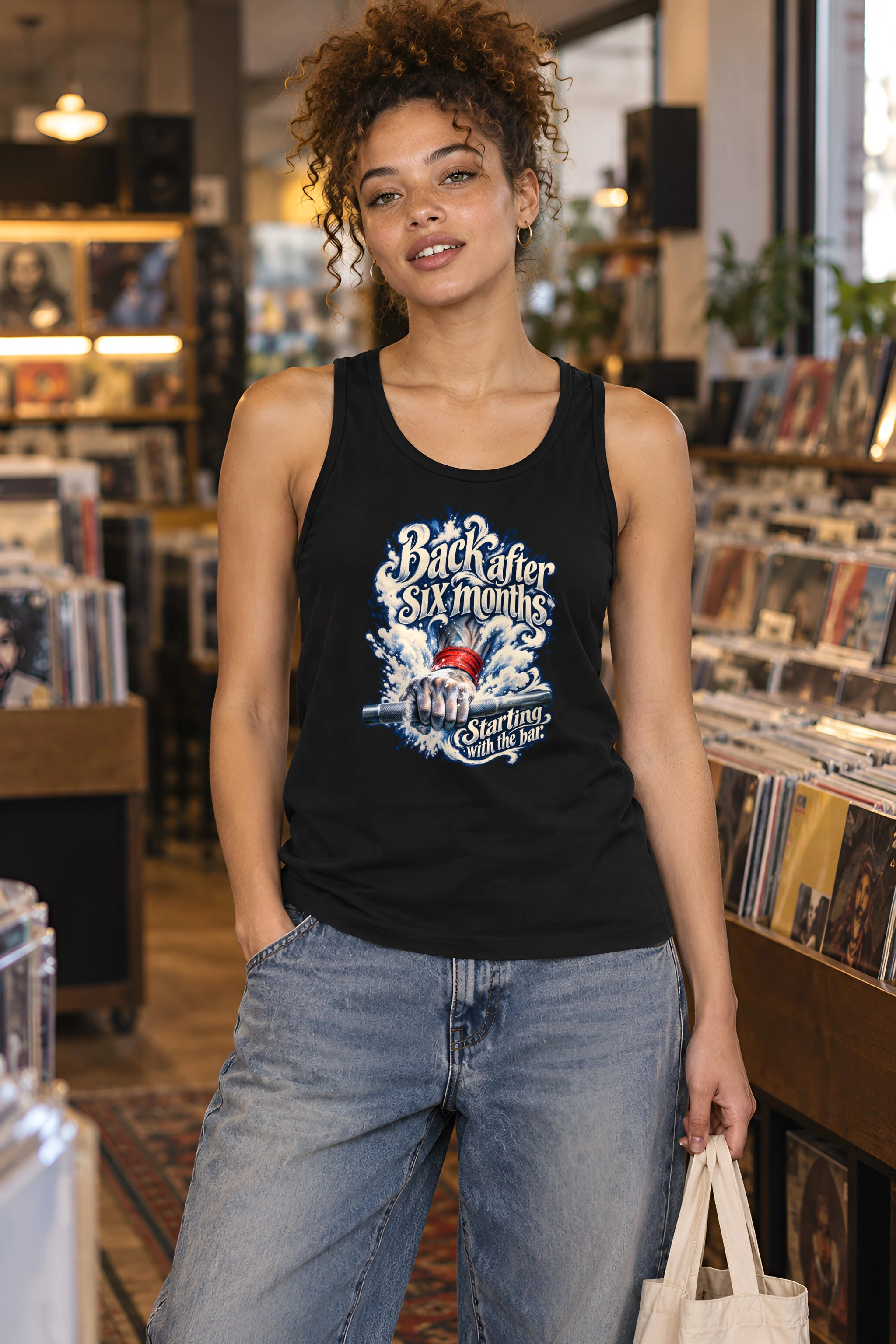 "Back After Six Months" Unisex Jersey Tank