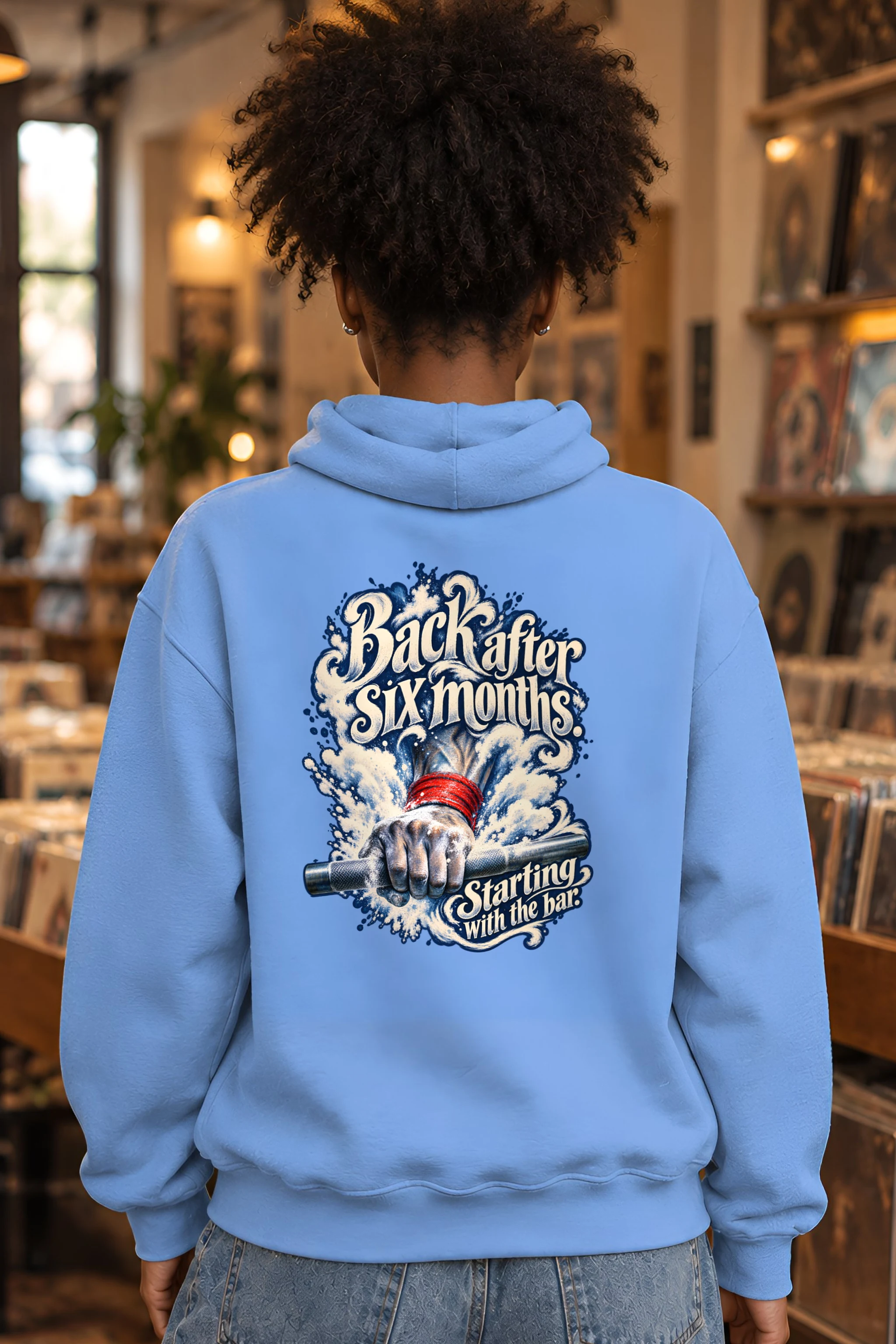 "Back After Six Months" Unisex Pullover Hoodie