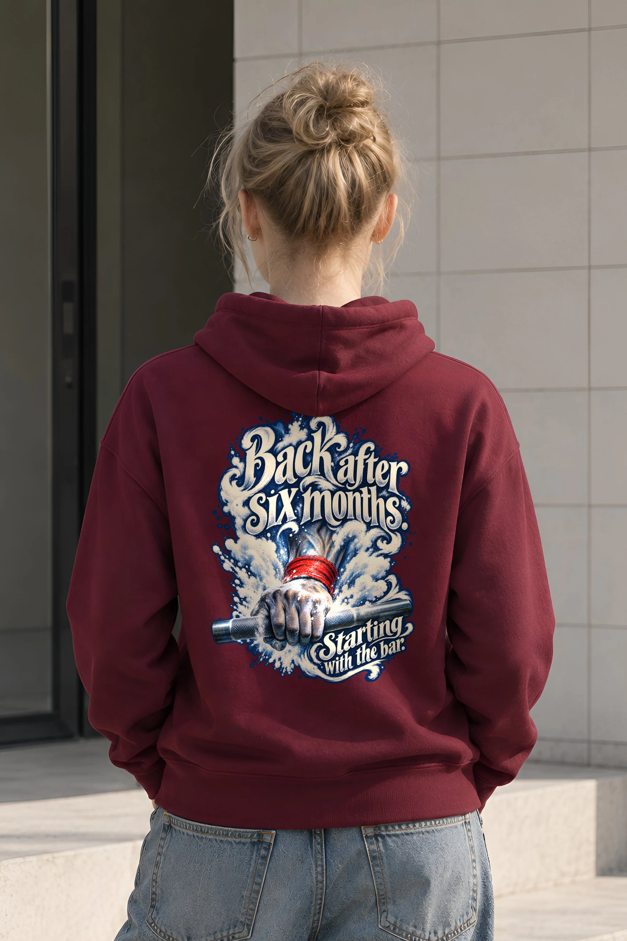 "Back After Six Months" Unisex Pullover Hoodie