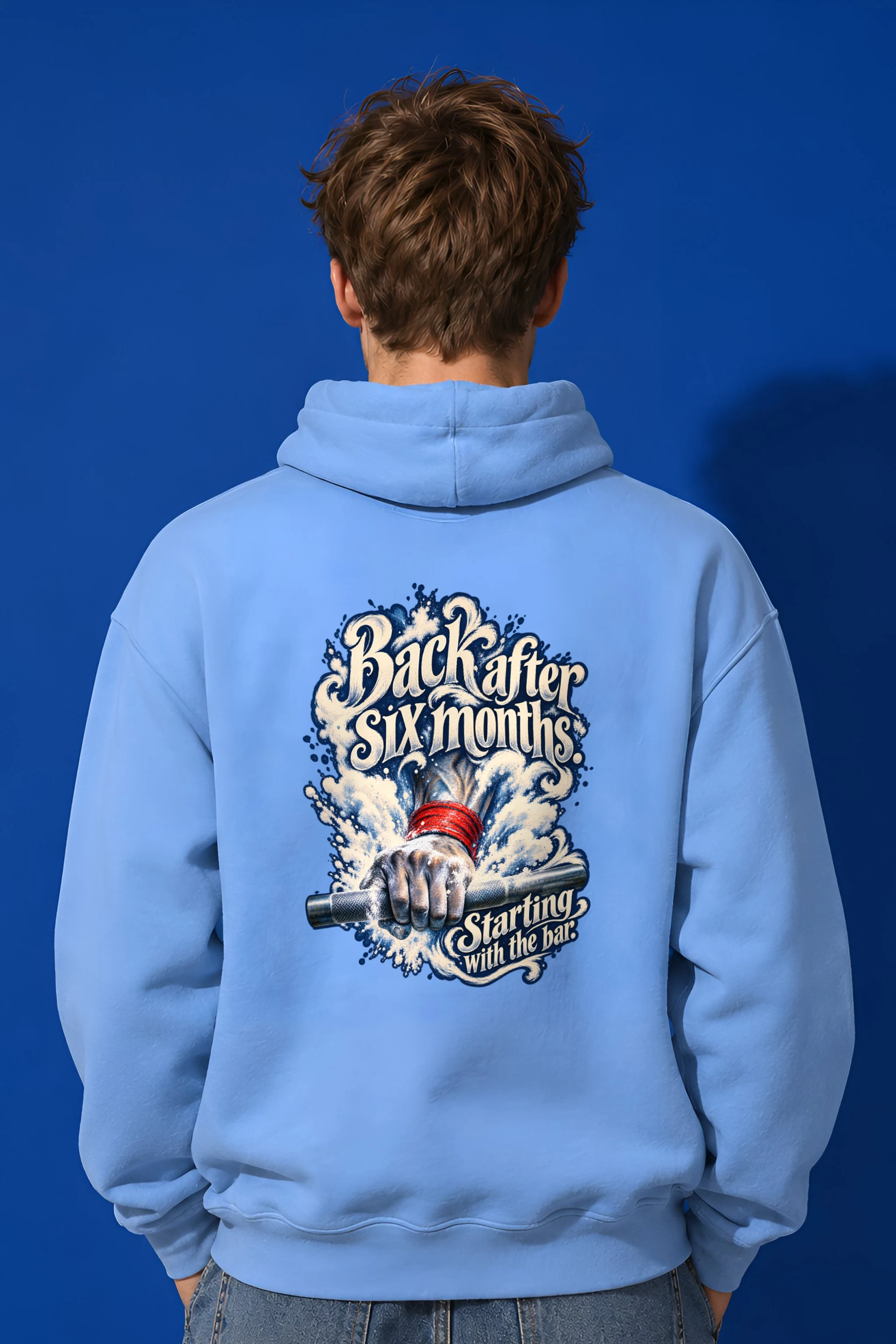 "Back After Six Months" Unisex Pullover Hoodie