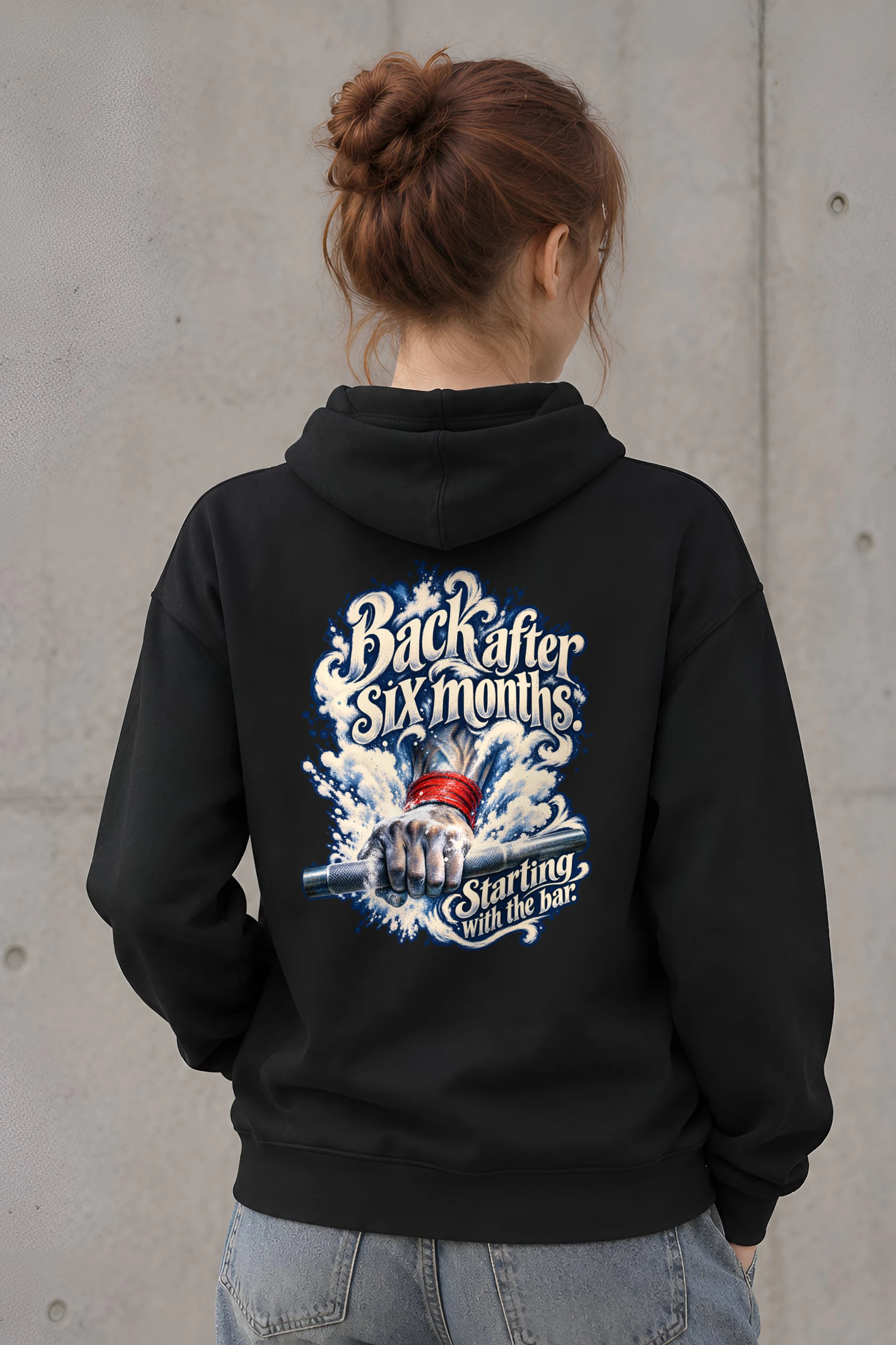 "Back After Six Months" Unisex Pullover Hoodie