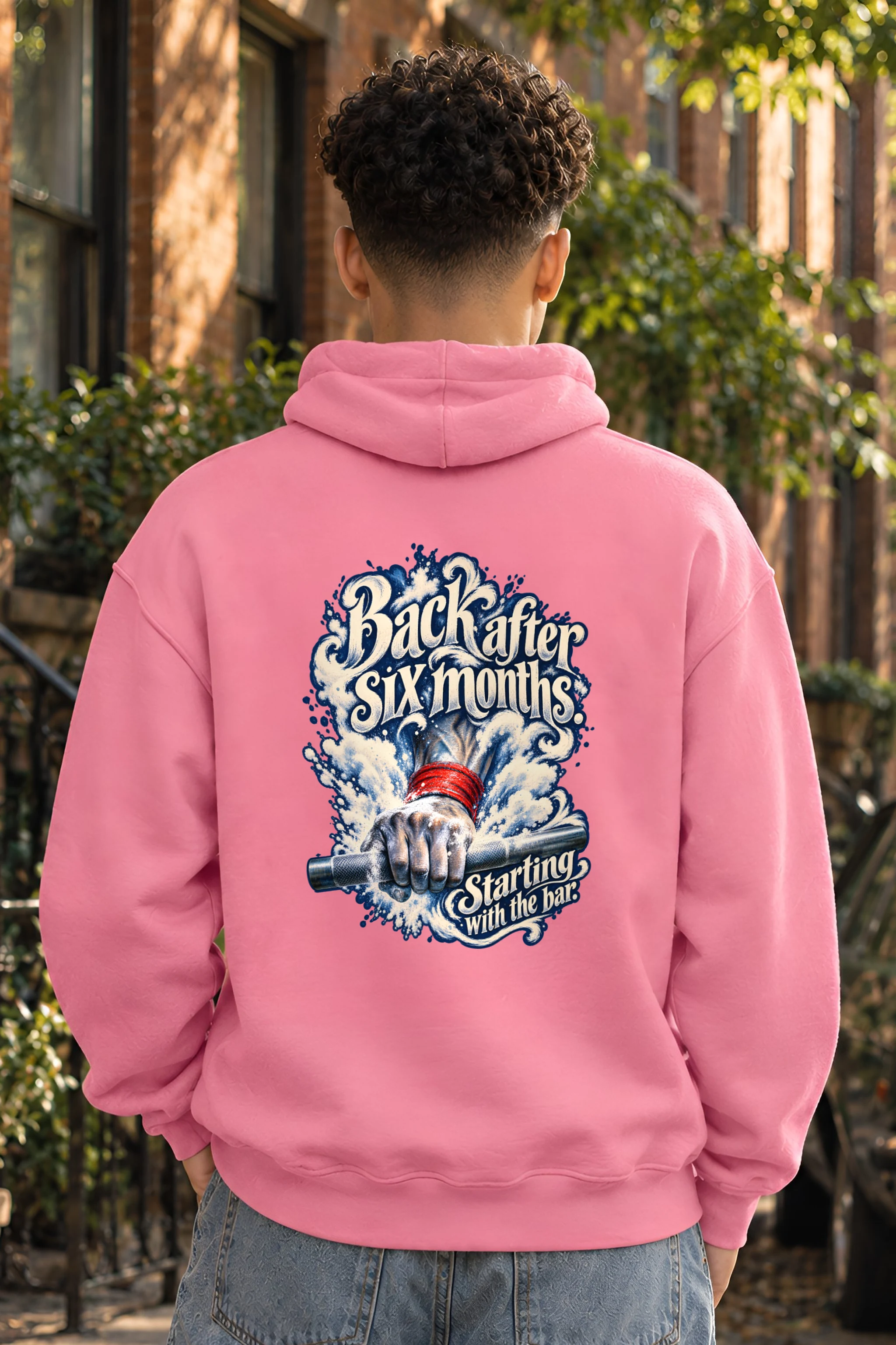 "Back After Six Months" Unisex Pullover Hoodie