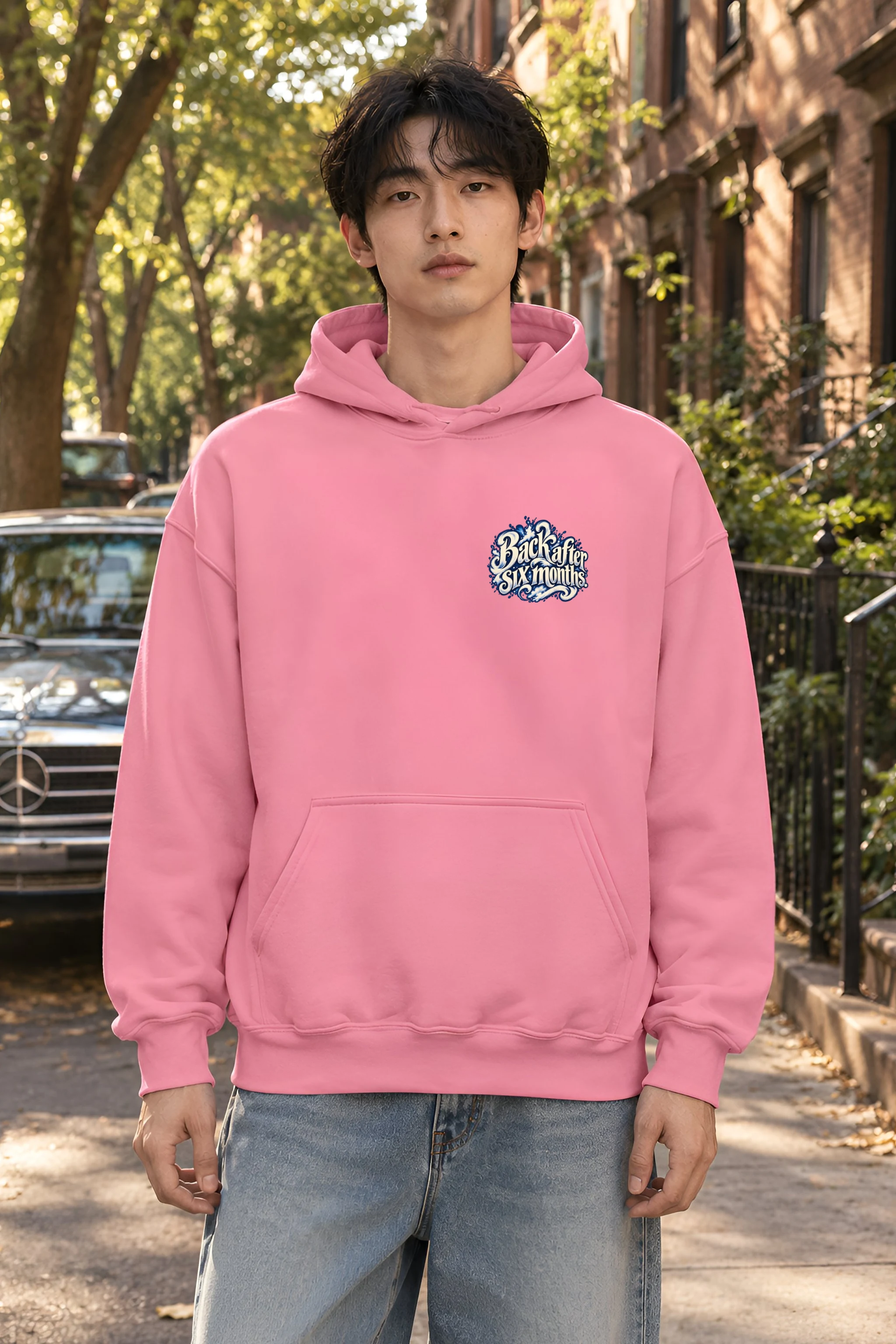 "Back After Six Months" Unisex Pullover Hoodie