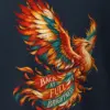 "Back at Full Brightness" Heavyweight Unisex Crewneck T-shirt