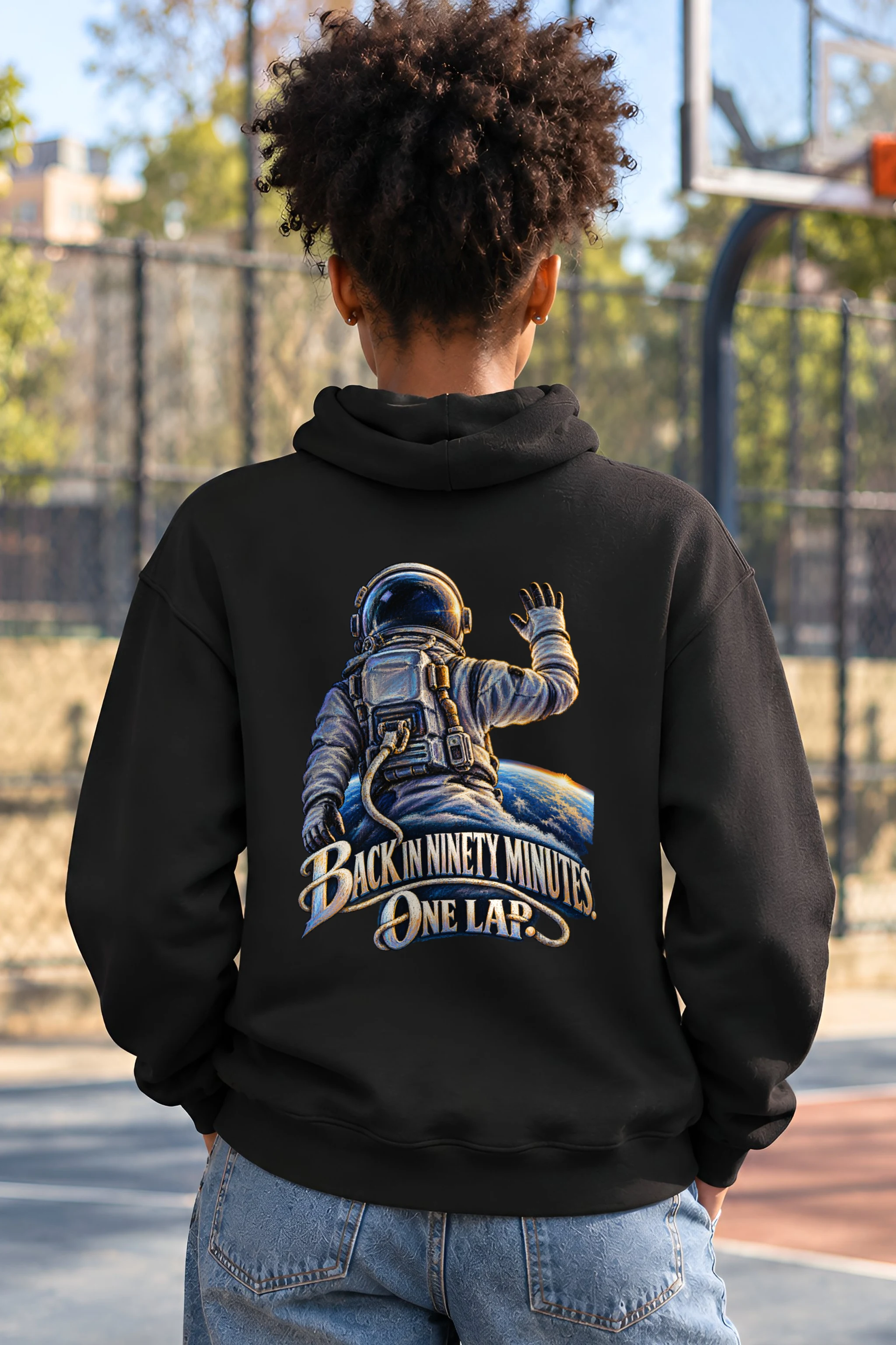 "Back In Ninety Minutes" Unisex Pullover Hoodie
