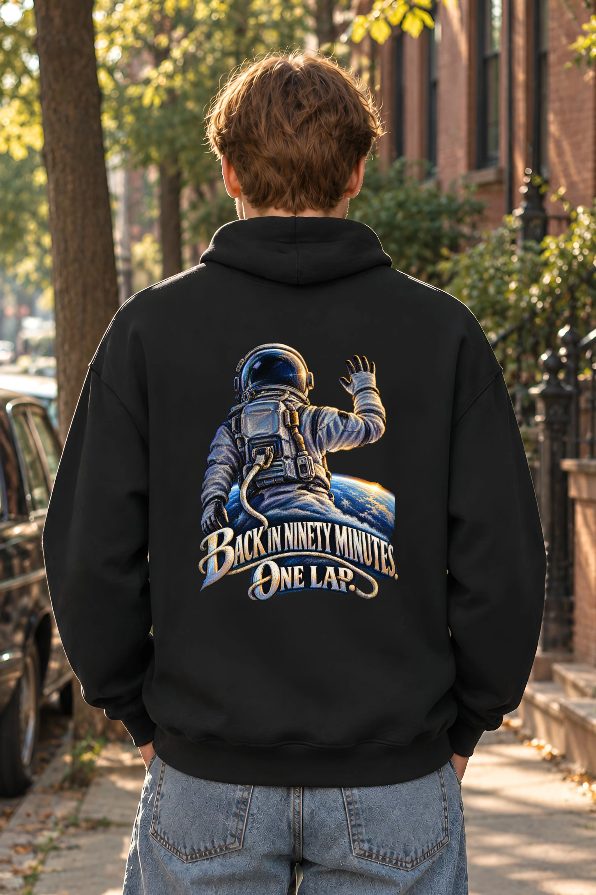 "Back In Ninety Minutes" Unisex Pullover Hoodie