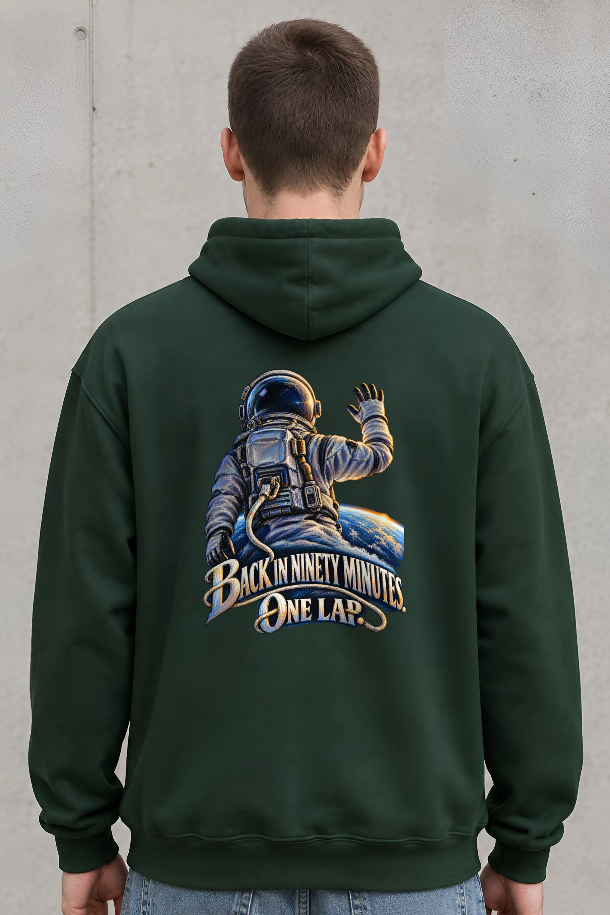 "Back In Ninety Minutes" Unisex Pullover Hoodie