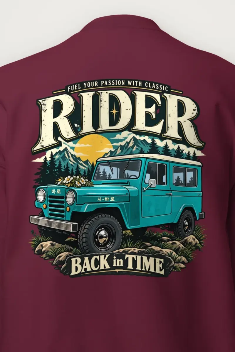 "Back In Time" Heavy Blend Unisex Crewneck Sweatshirt
