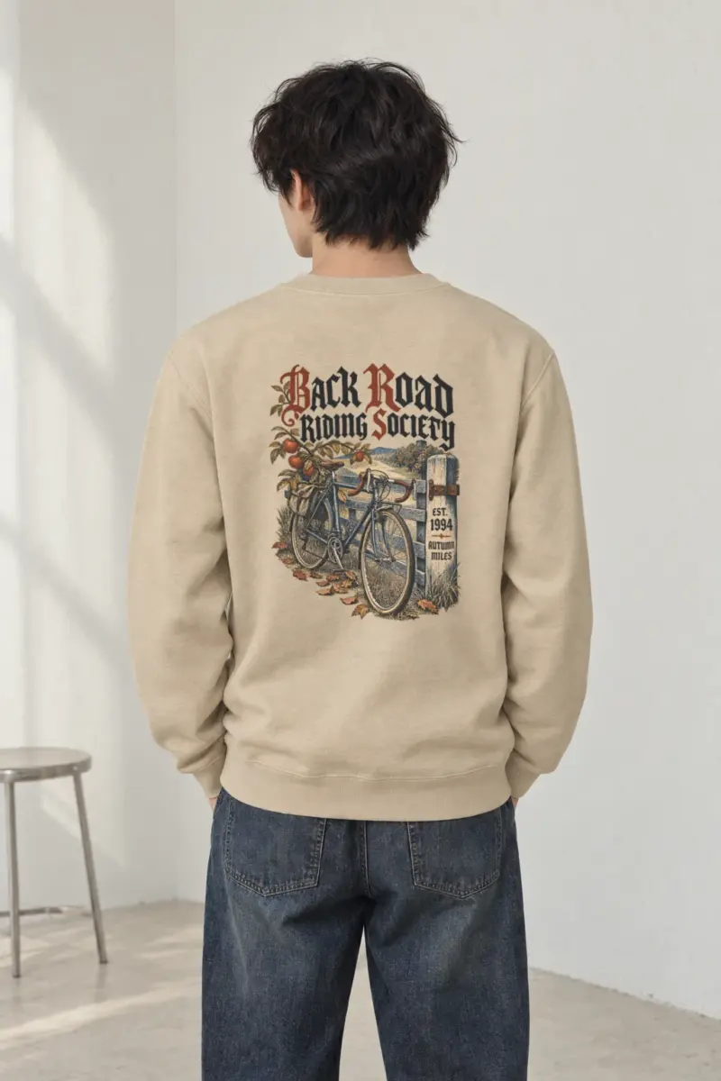 “Back Road Riding Society” Heavy Blend Unisex Crewneck Sweatshirt
