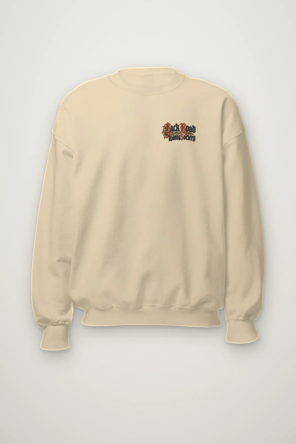 "Back Road Riding Society" Heavy Blend Unisex Crewneck Sweatshirt