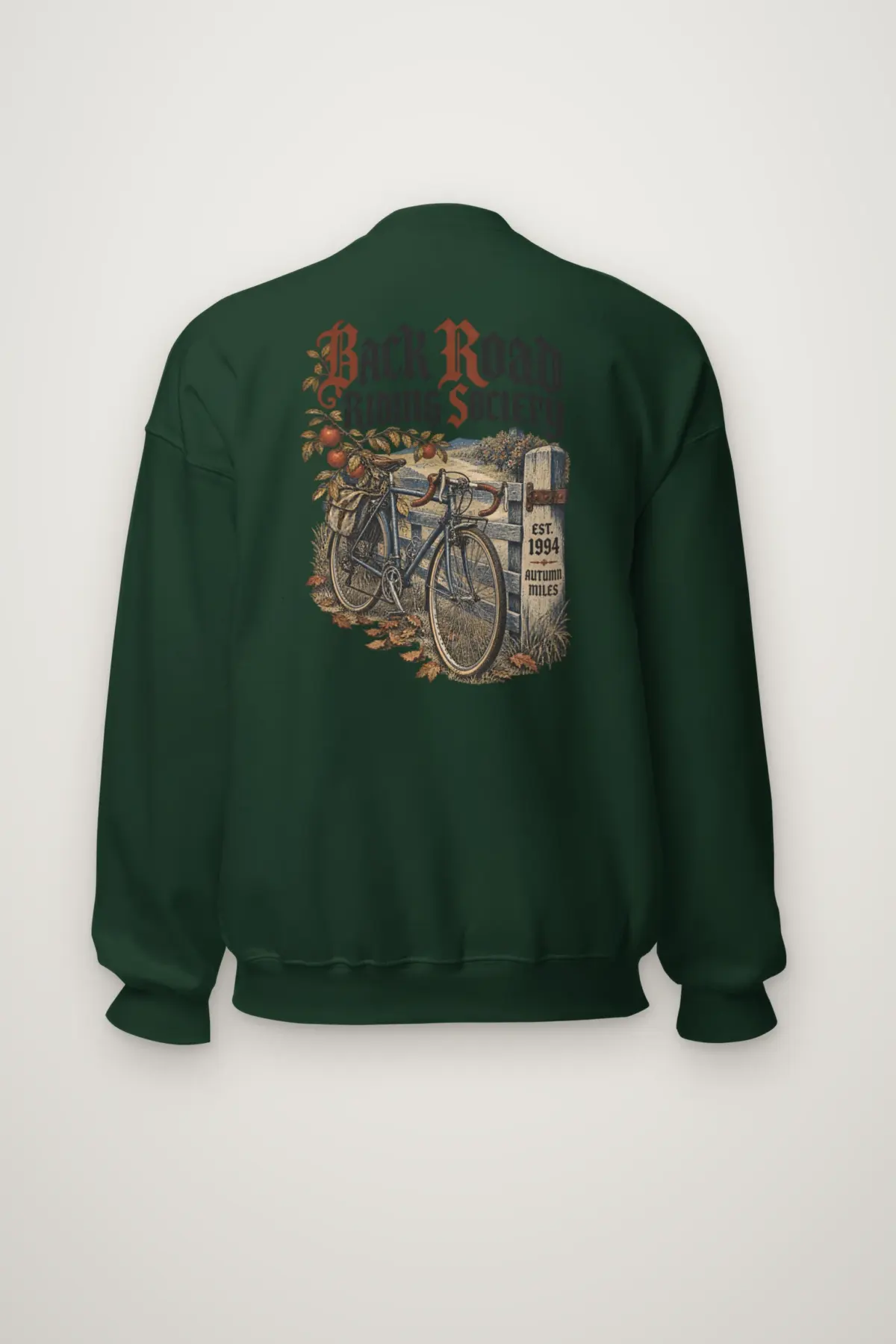 "Back Road Riding Society" Heavy Blend Unisex Crewneck Sweatshirt