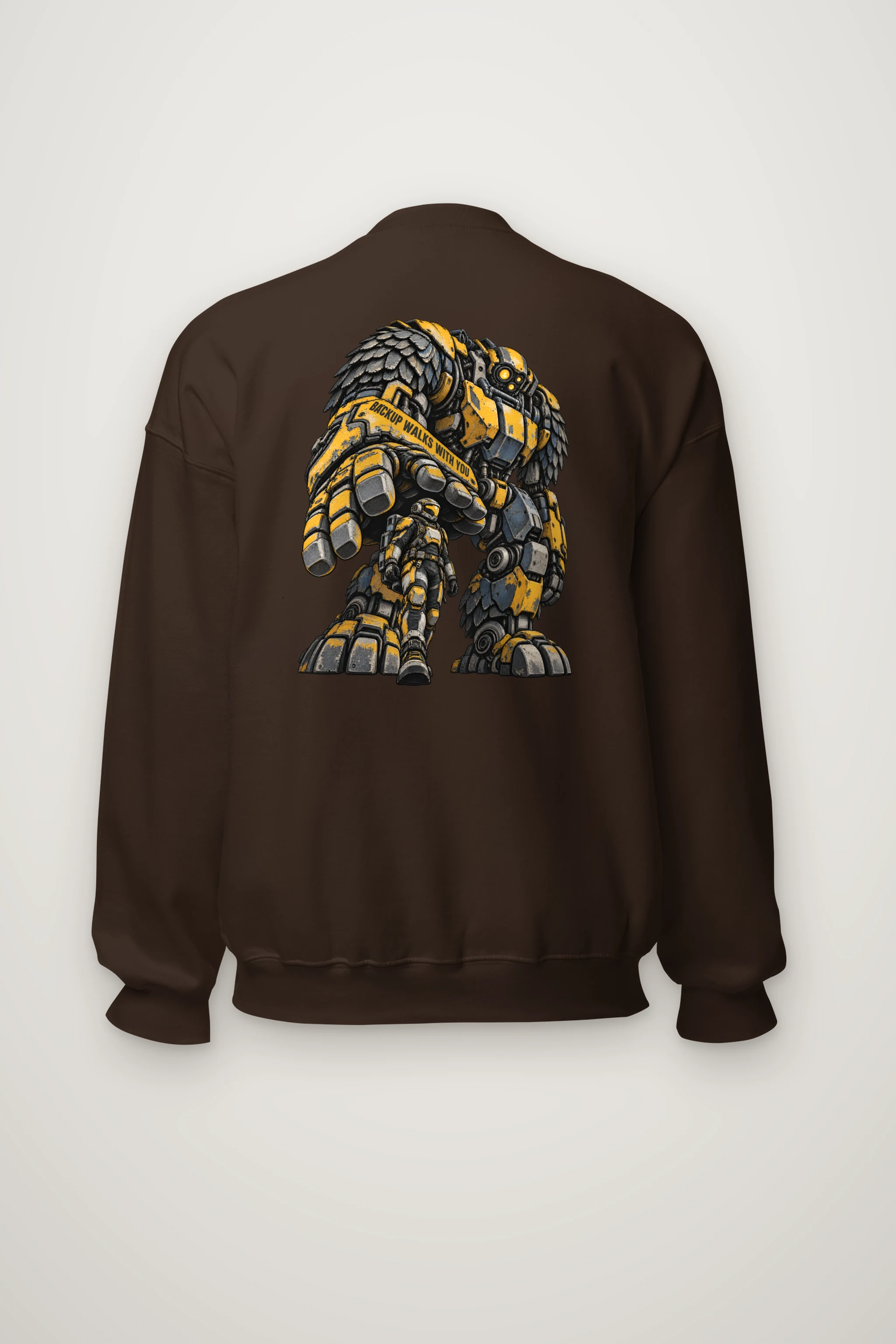 "Backup Walks With You" Heavy Blend Unisex Crewneck Sweatshirt