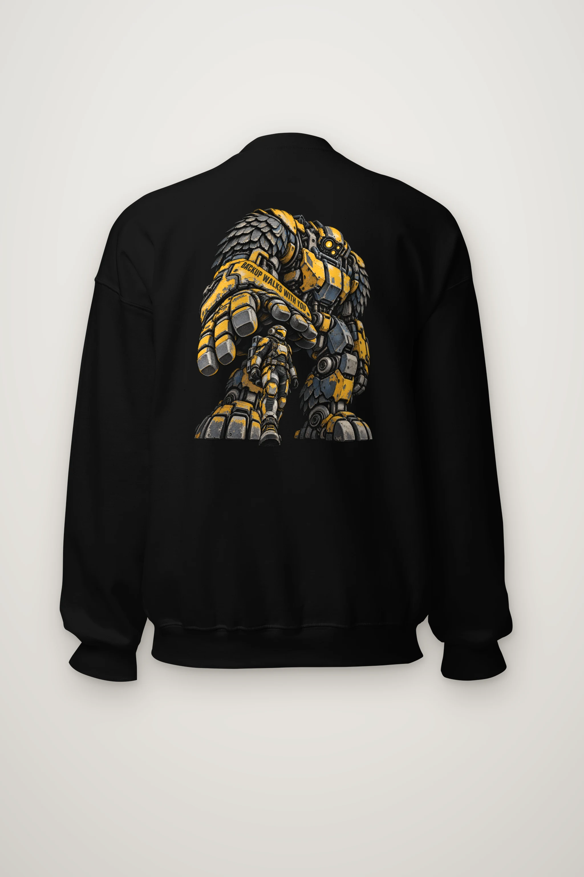 "Backup Walks With You" Heavy Blend Unisex Crewneck Sweatshirt