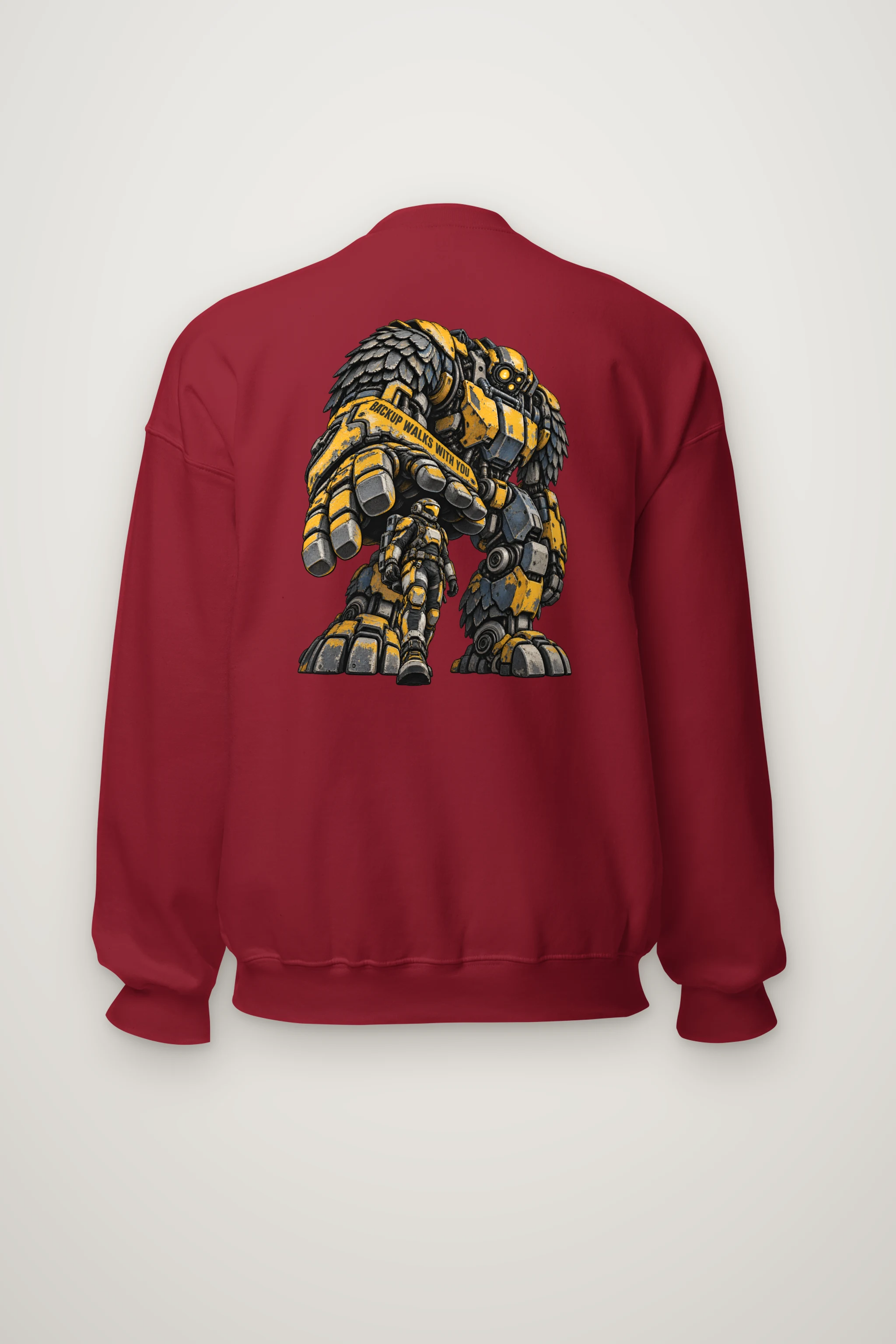 "Backup Walks With You" Heavy Blend Unisex Crewneck Sweatshirt