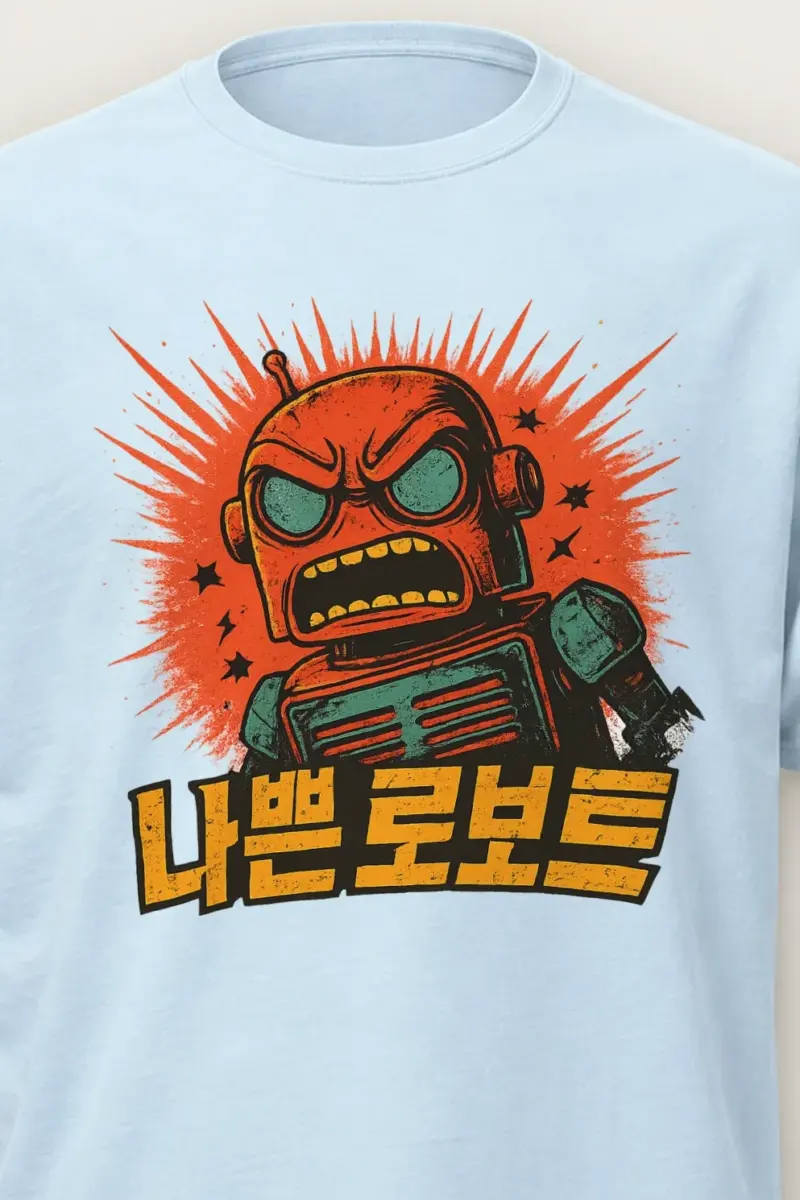 "Bad Robot" Heavyweight Unisex Crewneck T-shirt
