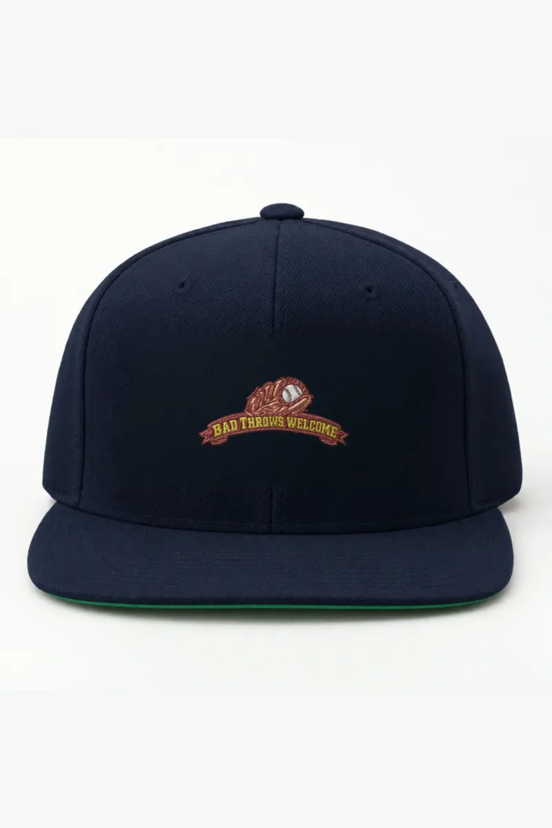“Bad Throws Welcome” Classic Snapback · Embroidered