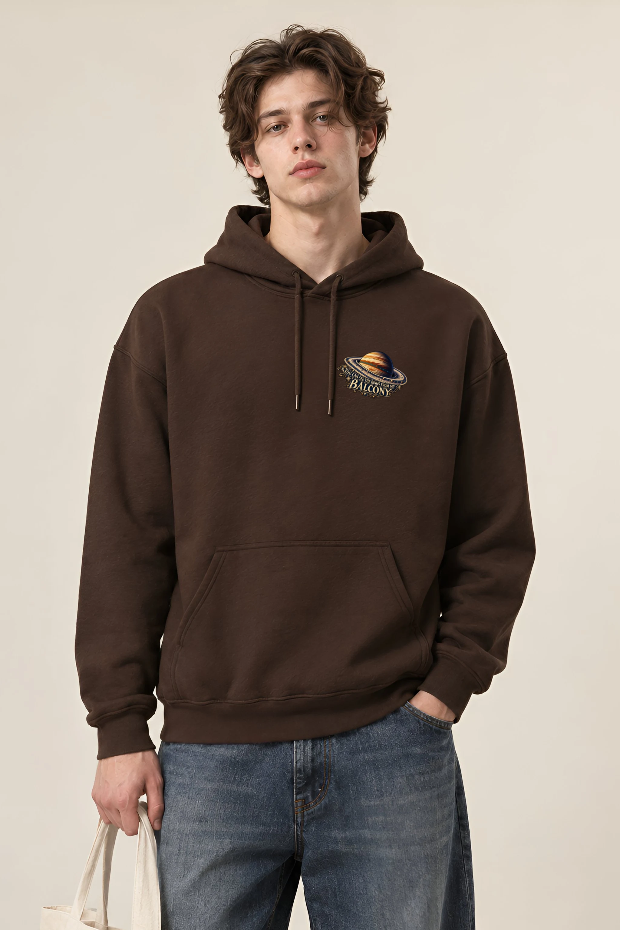 "Balcony Ring Watcher" Unisex Pullover Hoodie