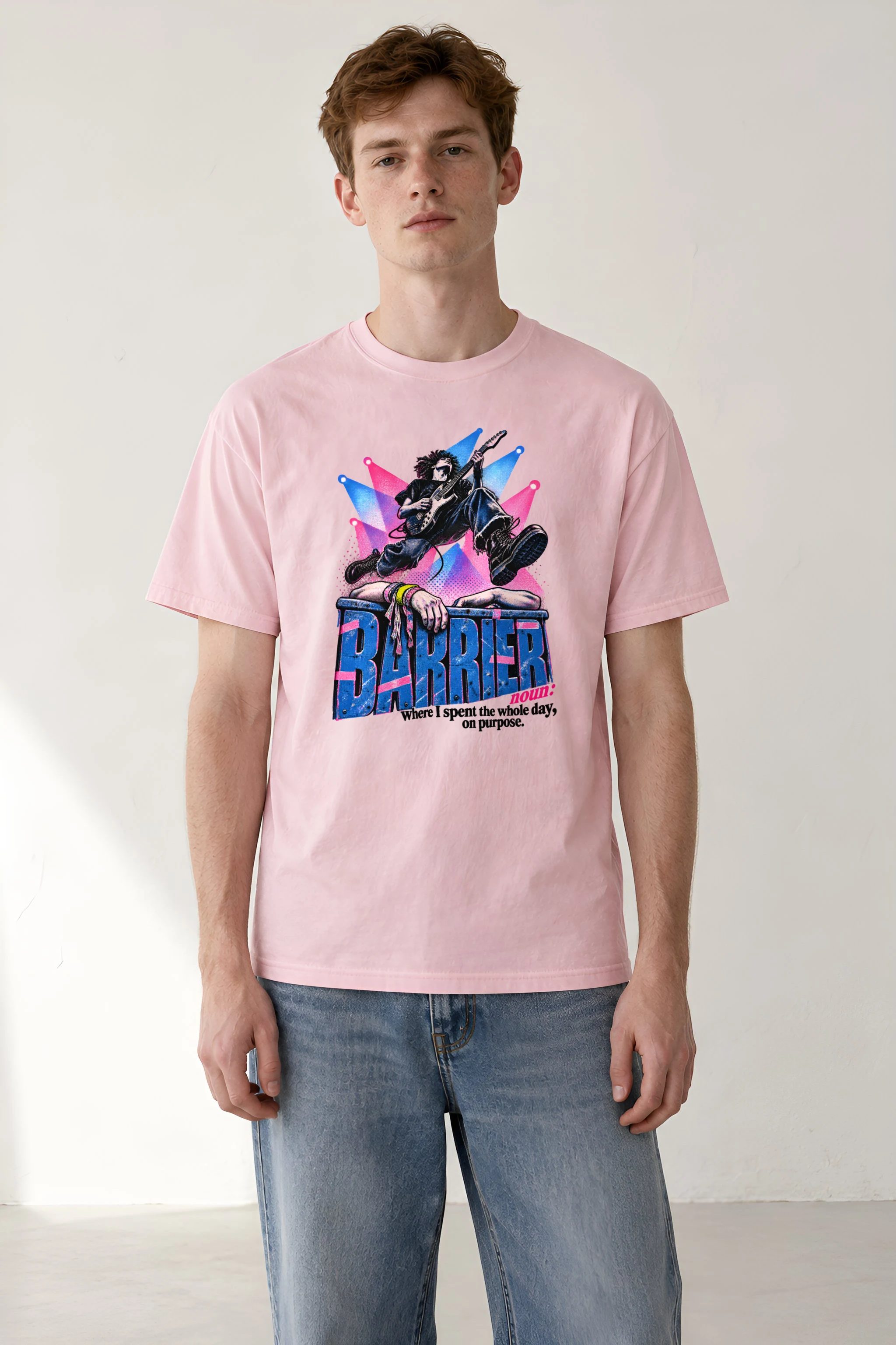 "Barrier Noun Definition" Heavyweight Unisex Crewneck T-shirt