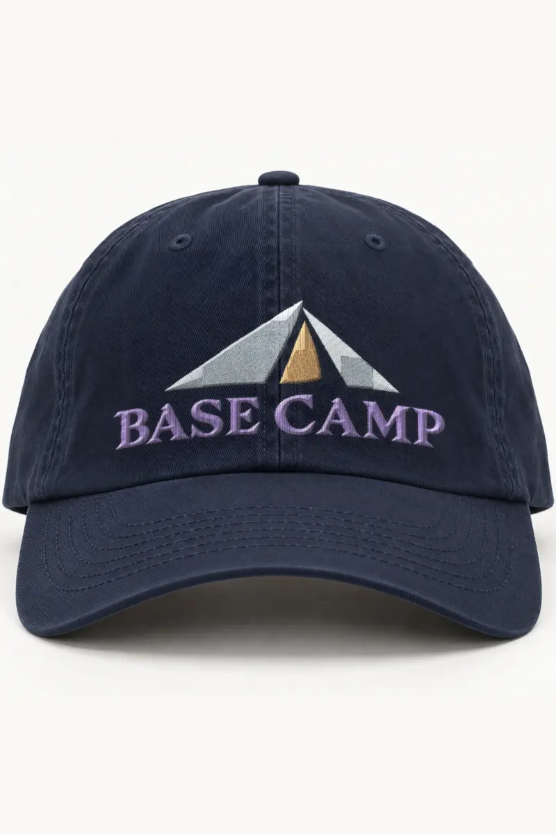 "BASE CAMP" Classic Dad Hat · Embroidered