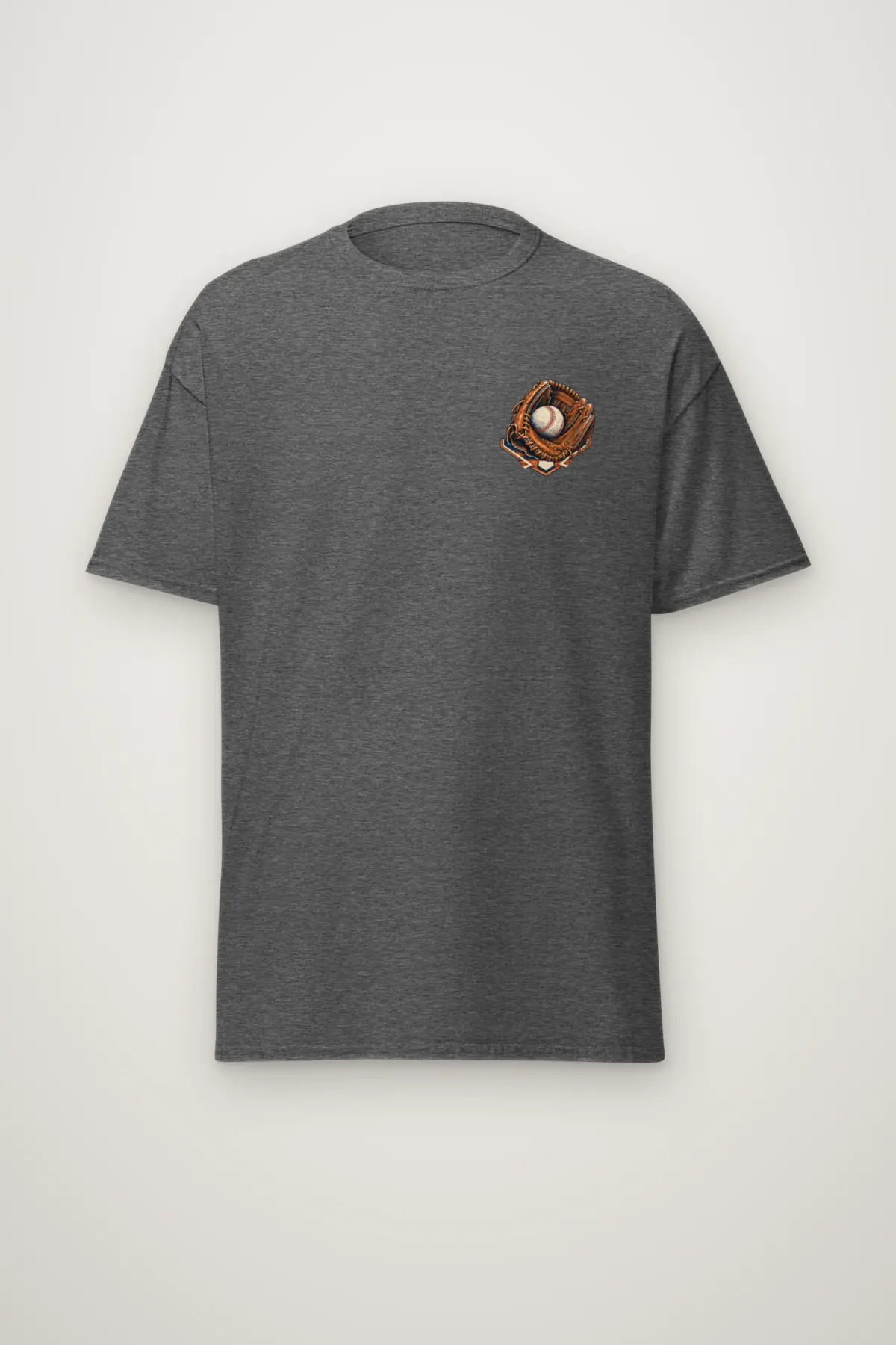 "Baseball Glove Stadium" Heavyweight Unisex Crewneck T-shirt