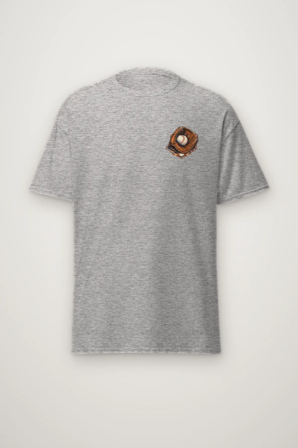 "Baseball Glove Stadium" Heavyweight Unisex Crewneck T-shirt