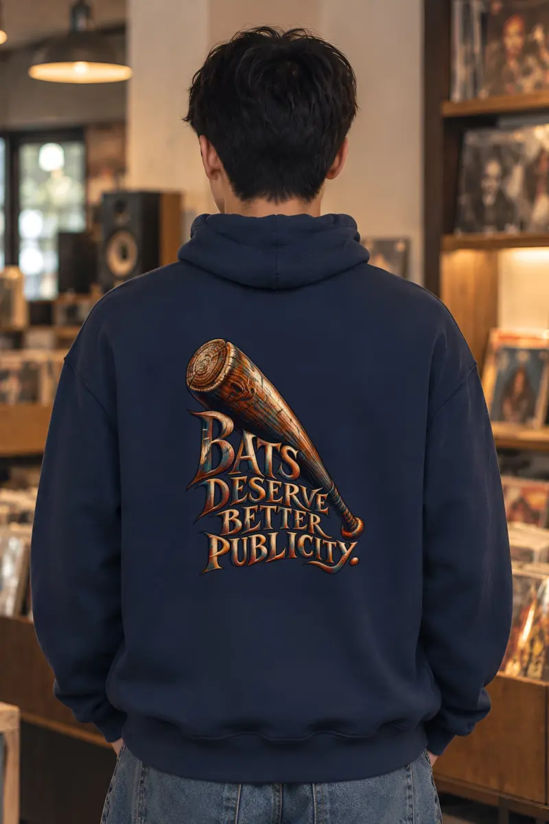“Bats Deserve Better Publicity” Unisex Pullover Hoodie