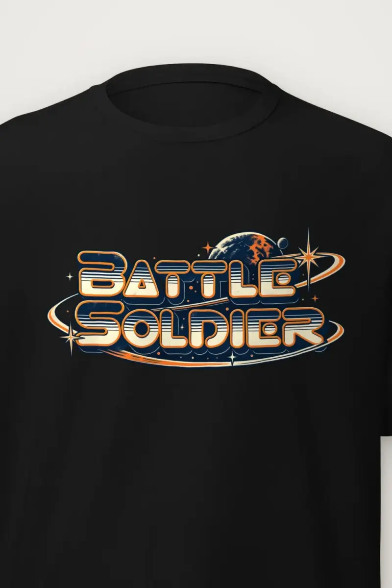 "Battle Soldier" Heavyweight Unisex Crewneck T-shirt