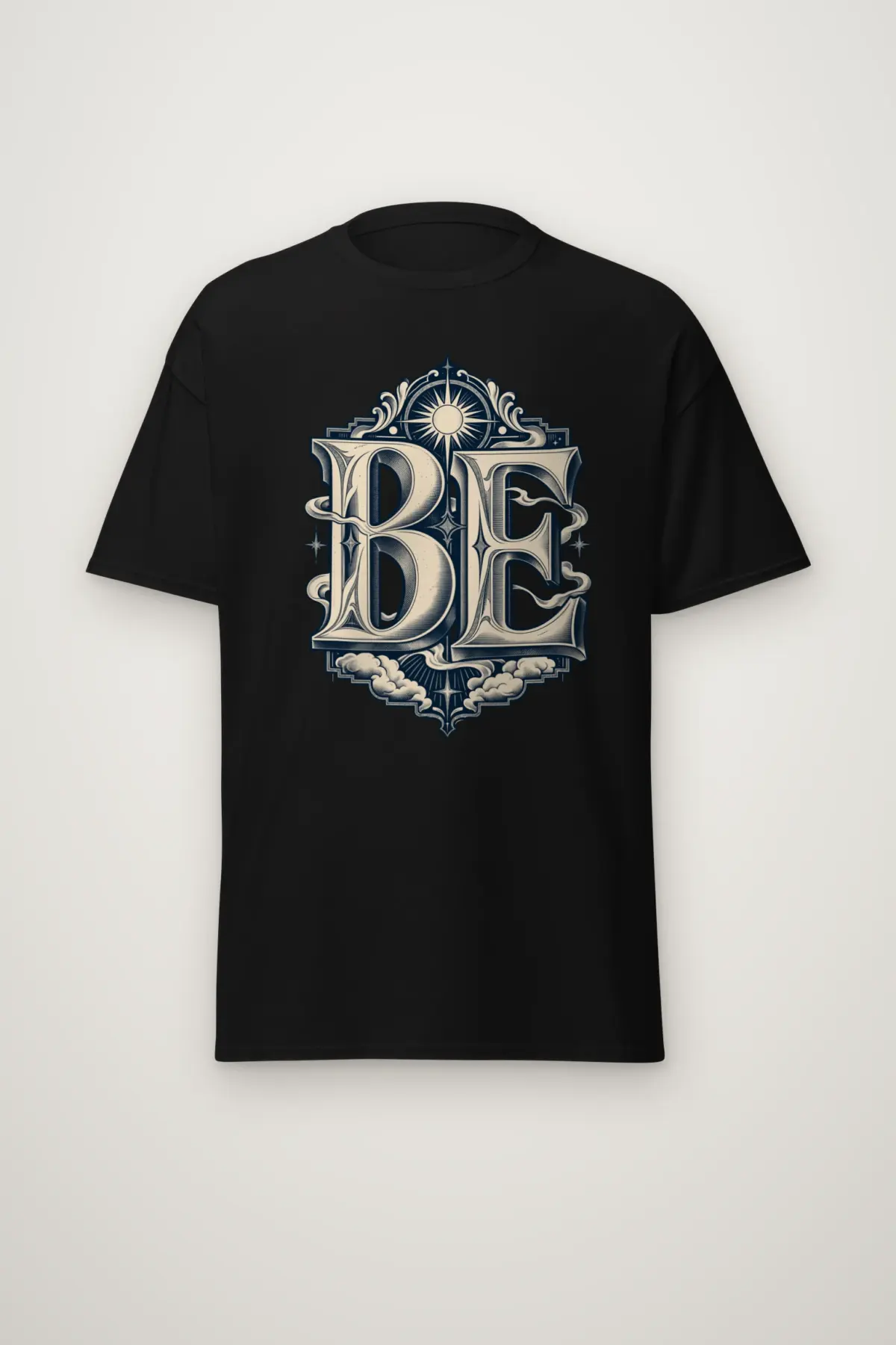 "BE" Heavyweight Unisex Crewneck T-shirt
