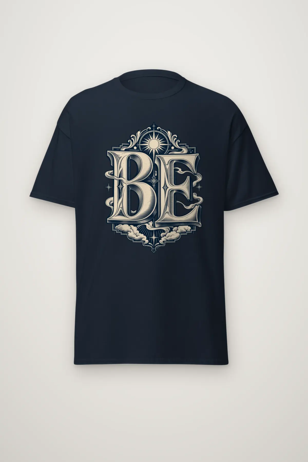 "BE" Heavyweight Unisex Crewneck T-shirt