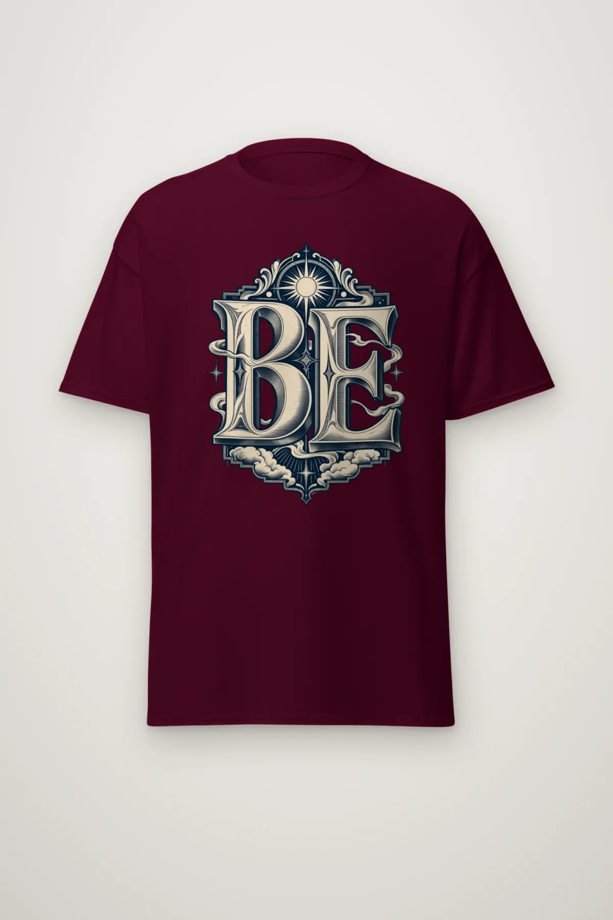 "BE" Heavyweight Unisex Crewneck T-shirt