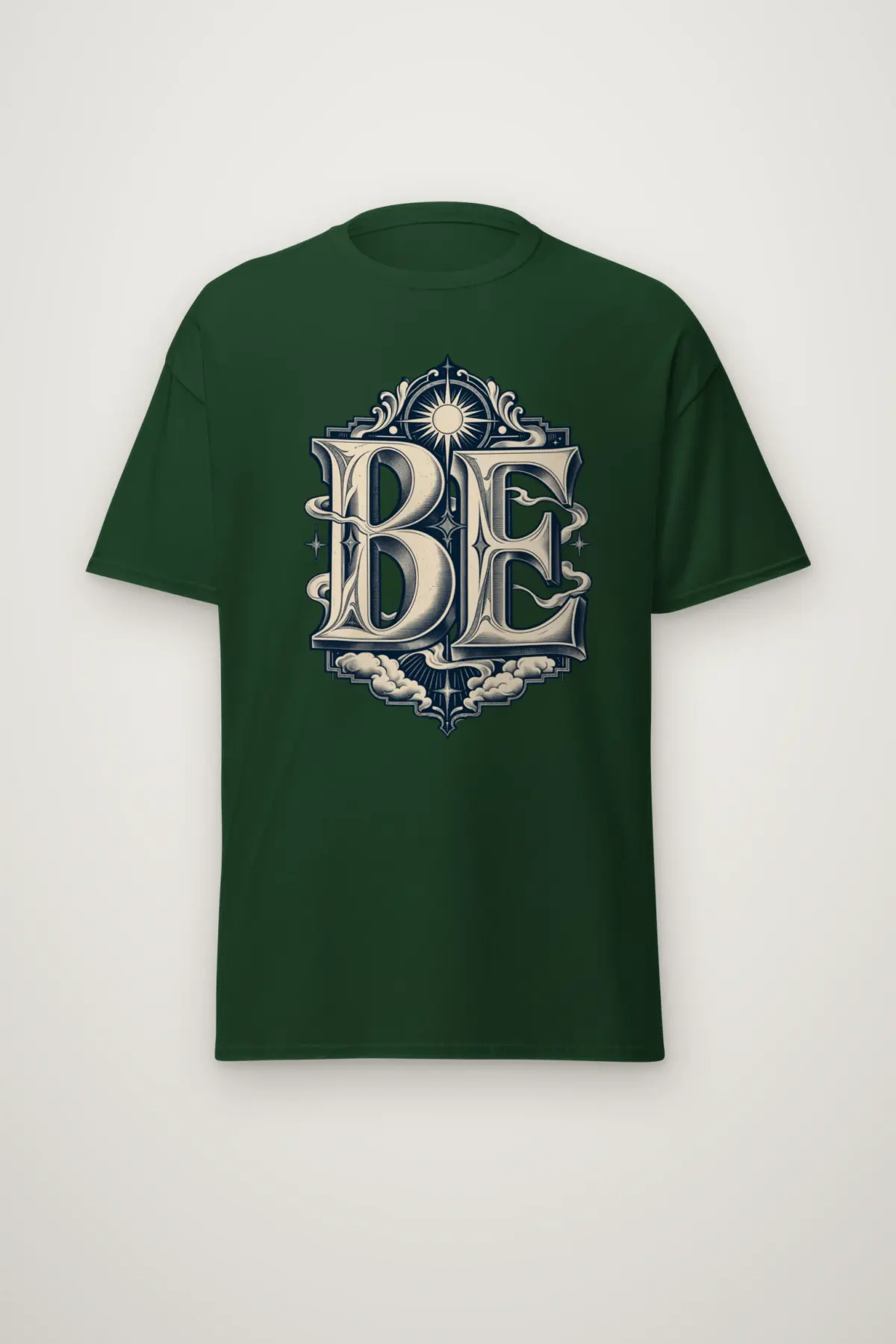 "BE" Heavyweight Unisex Crewneck T-shirt