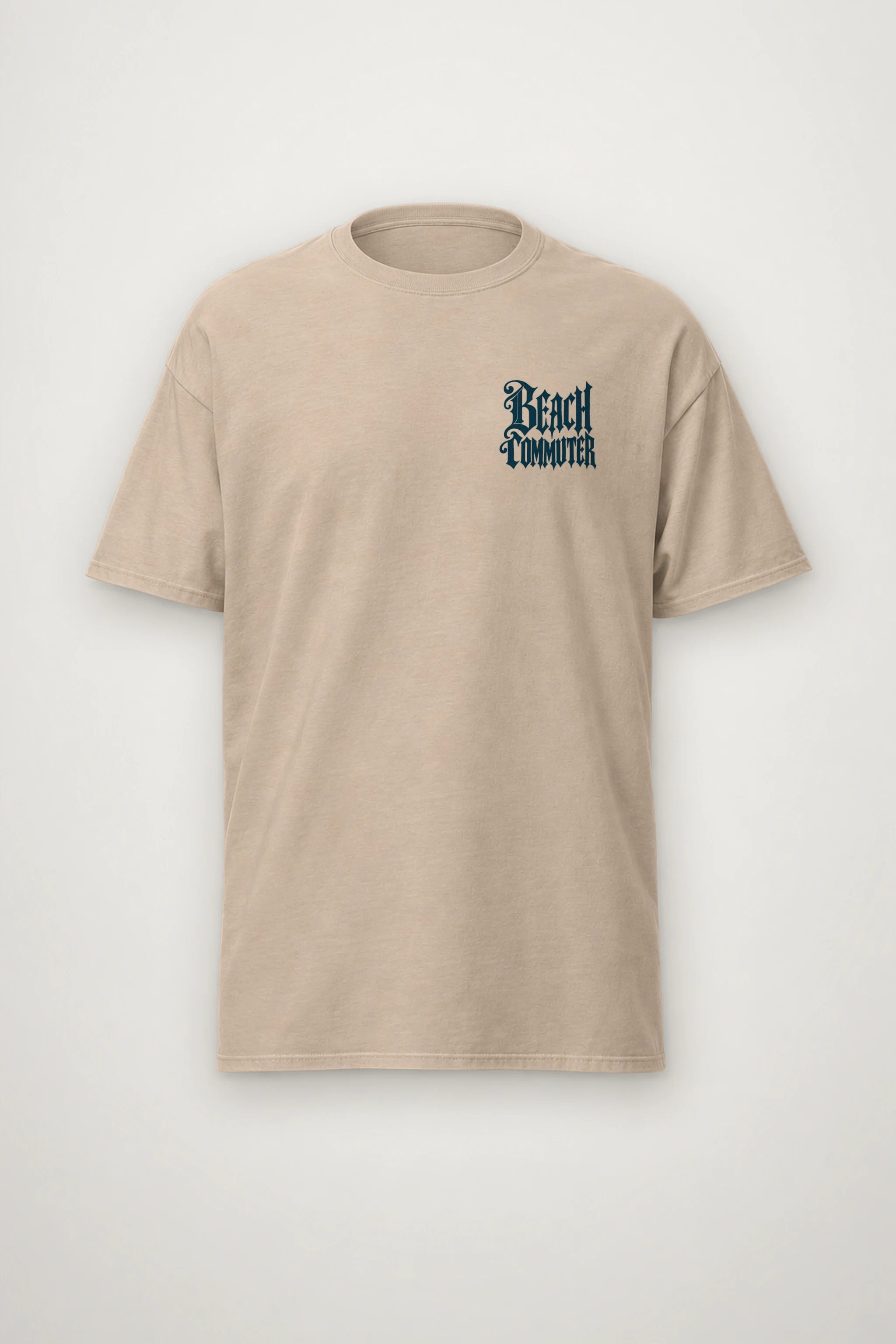 "Beach Commuter" Heavyweight Unisex Crewneck T-shirt