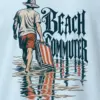 "Beach Commuter" Heavyweight Unisex Crewneck T-shirt