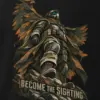 "Become the Sighting" Men's Oversized Heavyweight Crewneck T-Shirt