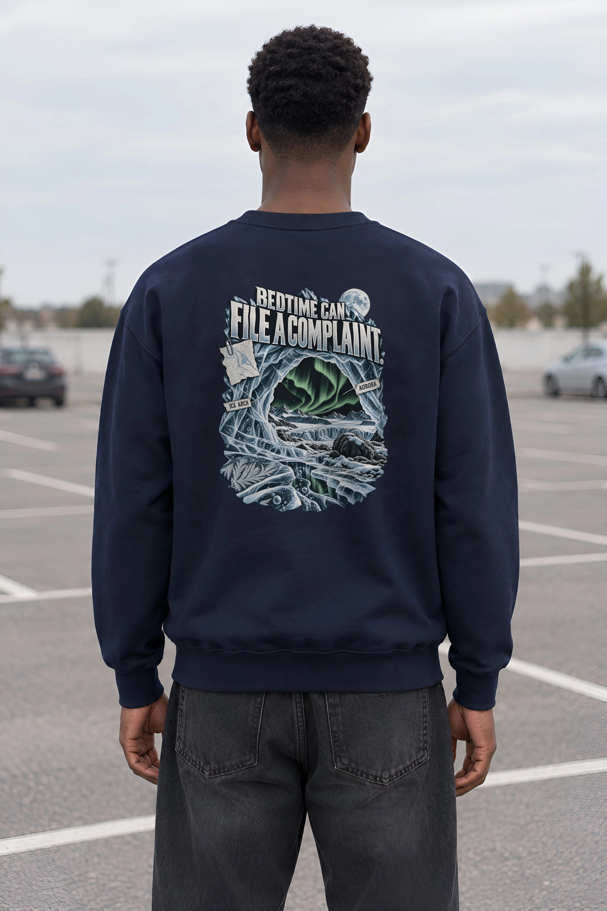 "Bedtime Can File a Complaint" Heavy Blend Unisex Crewneck Sweatshirt