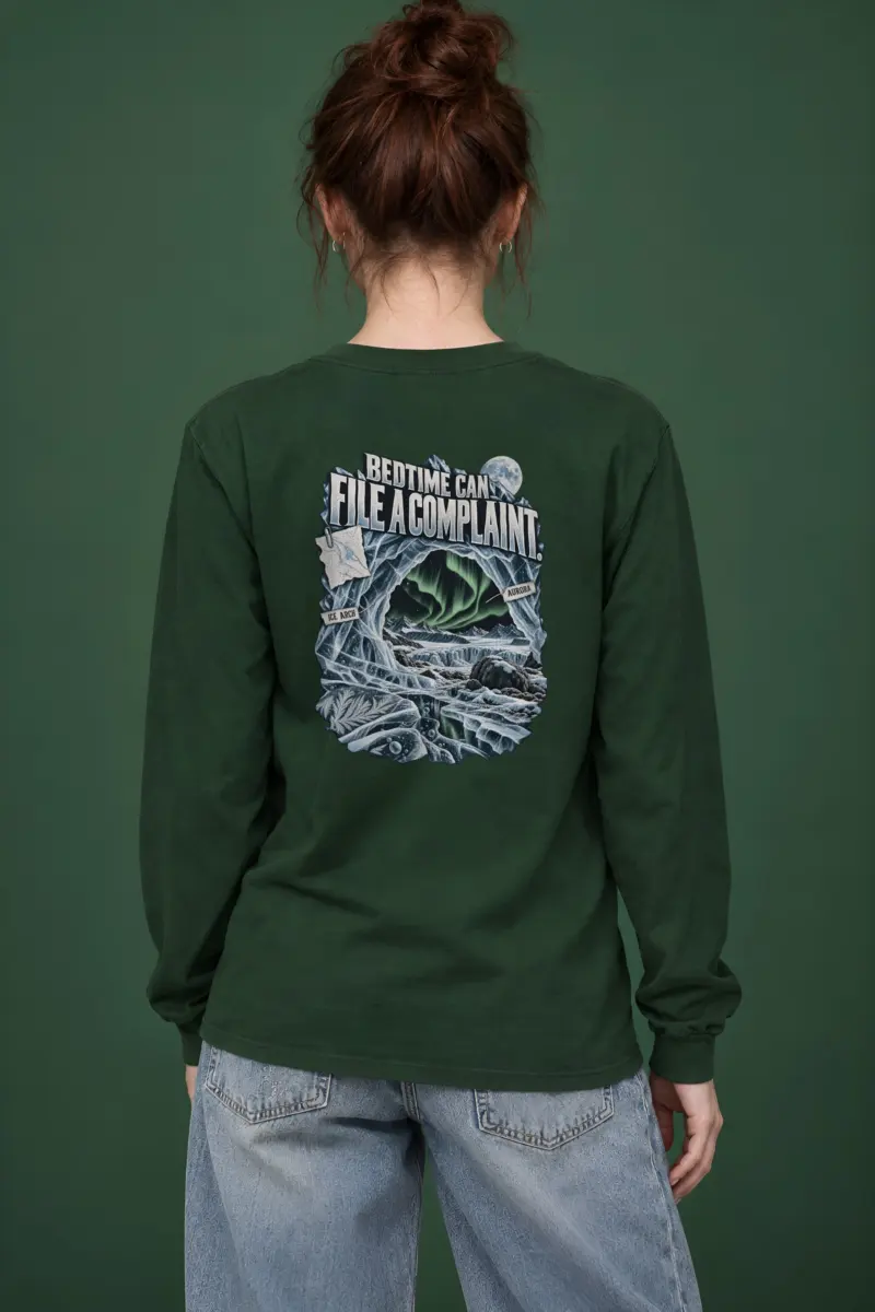 "Bedtime Can File a Complaint" Unisex Longsleeve T-shirt