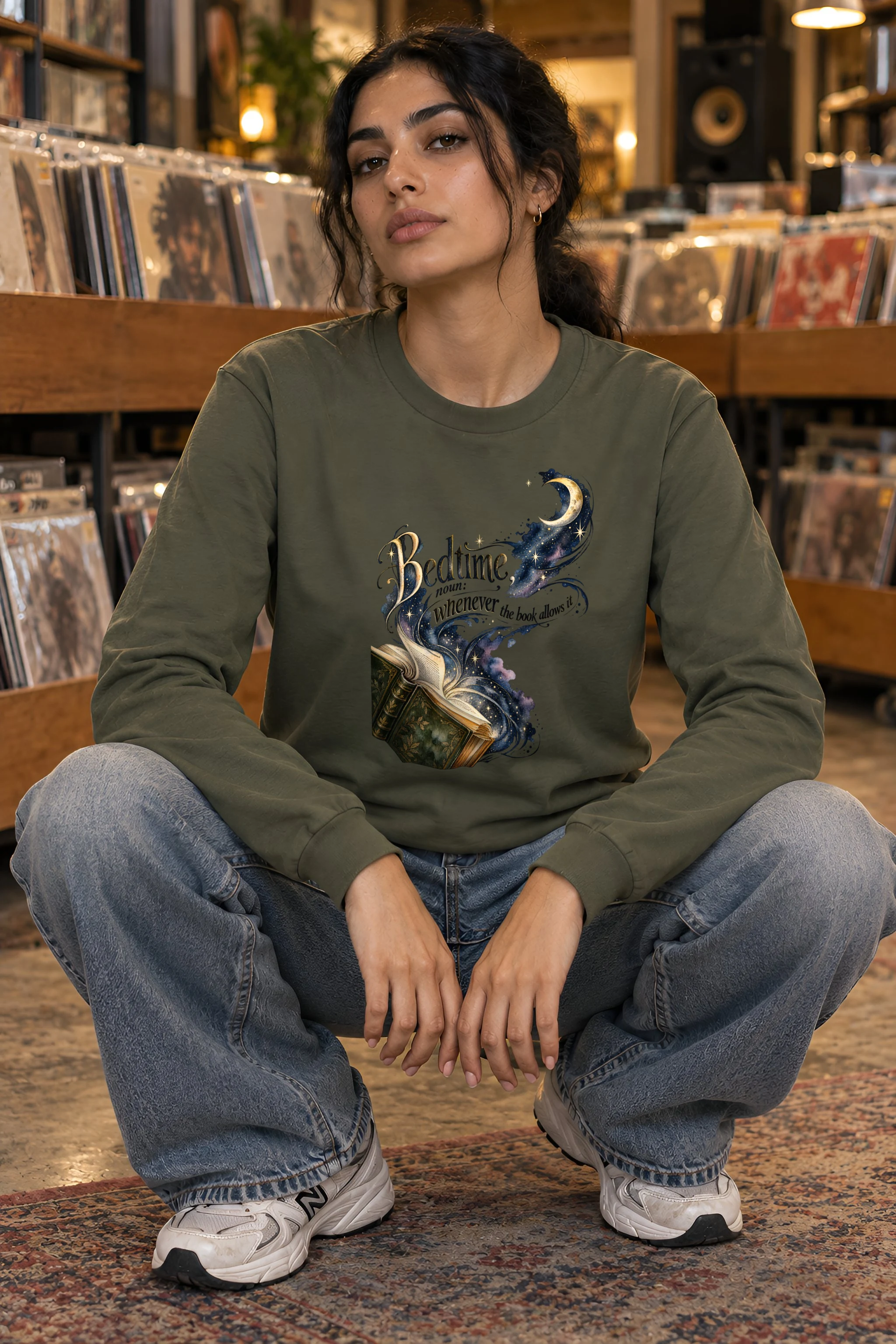"Bedtime Whenever The Book Allows" Unisex Longsleeve T-shirt