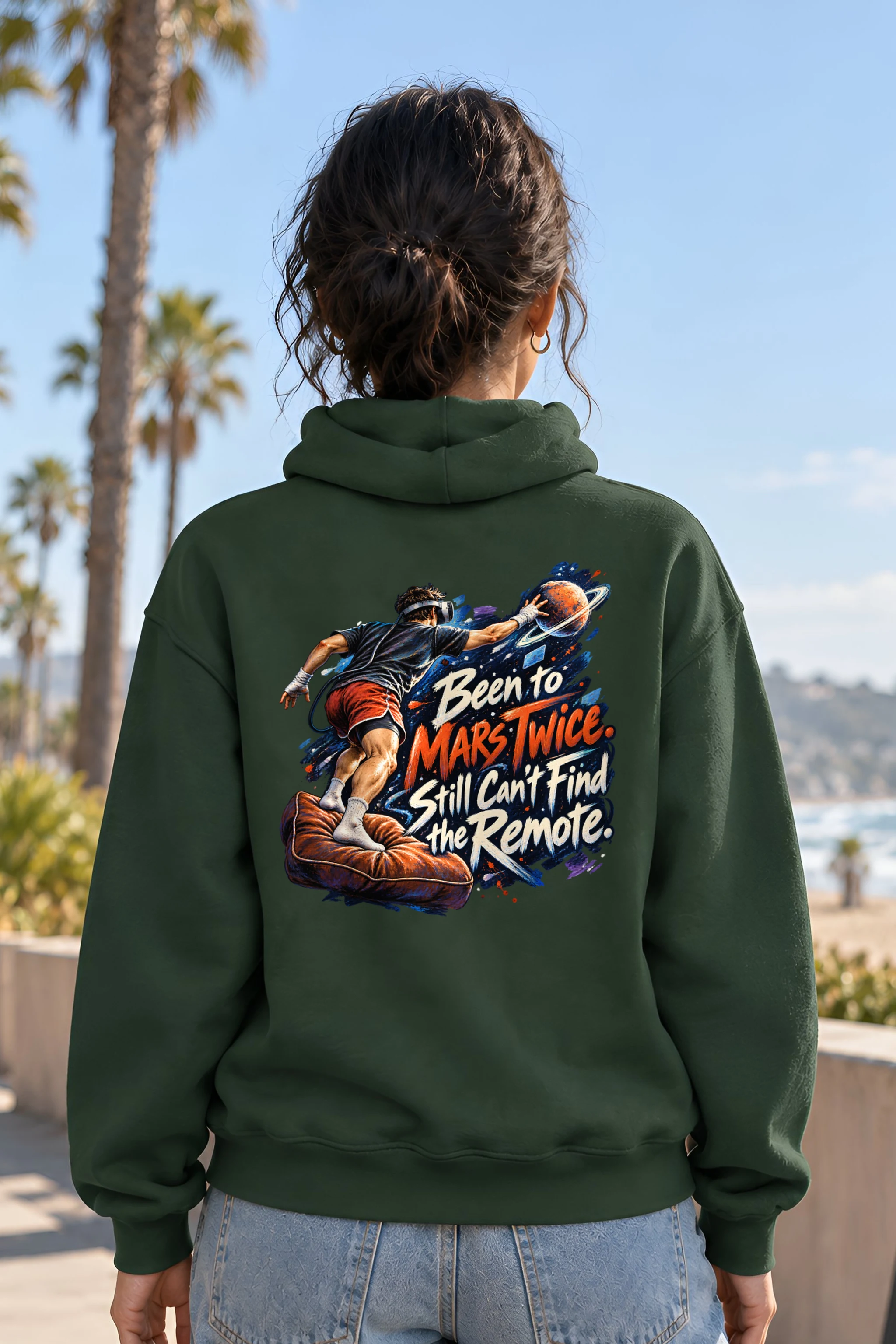 "Been to Mars Twice" Heavy Blend Unisex Pullover Hoodie