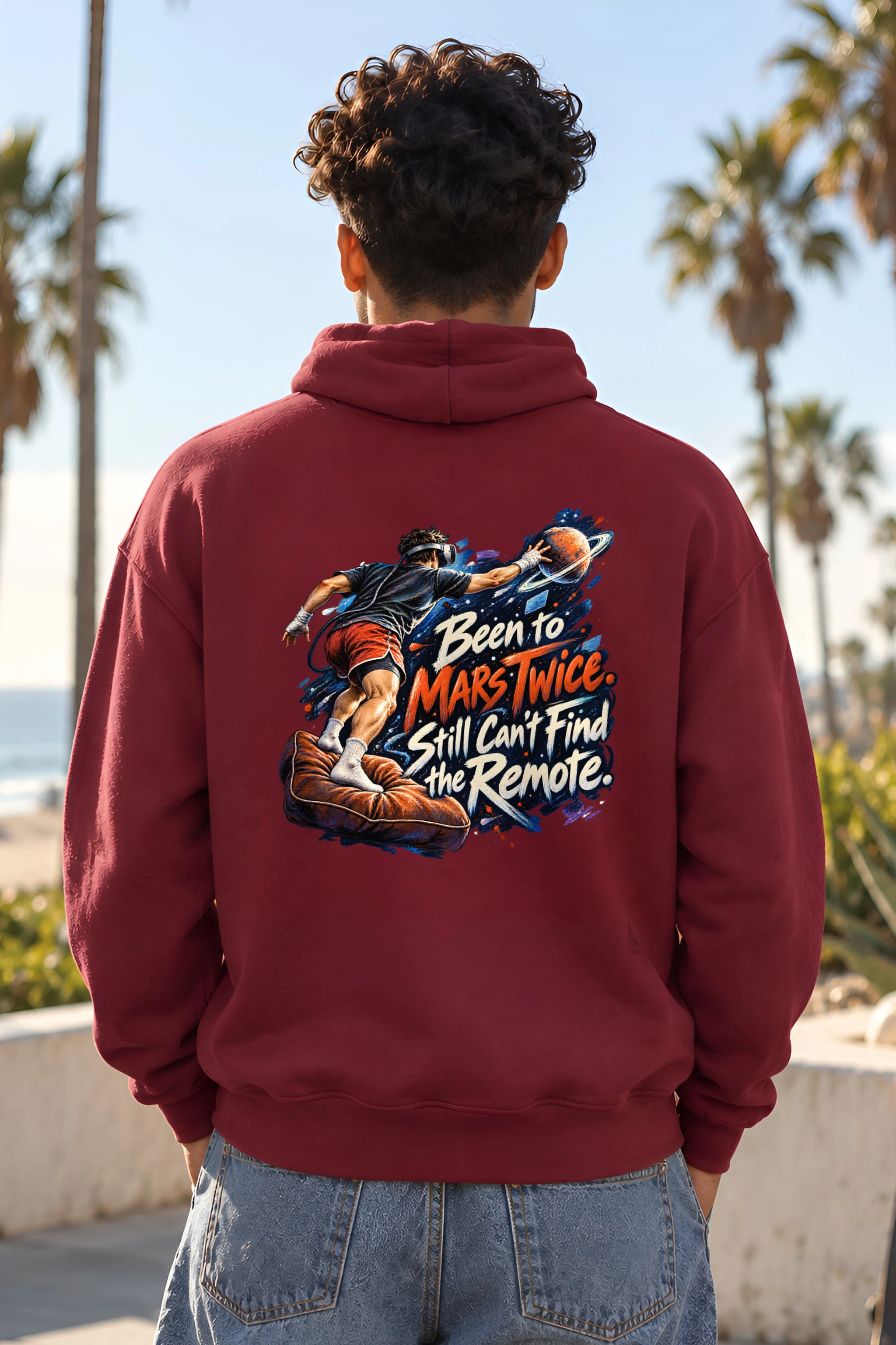 "Been to Mars Twice" Heavy Blend Unisex Pullover Hoodie
