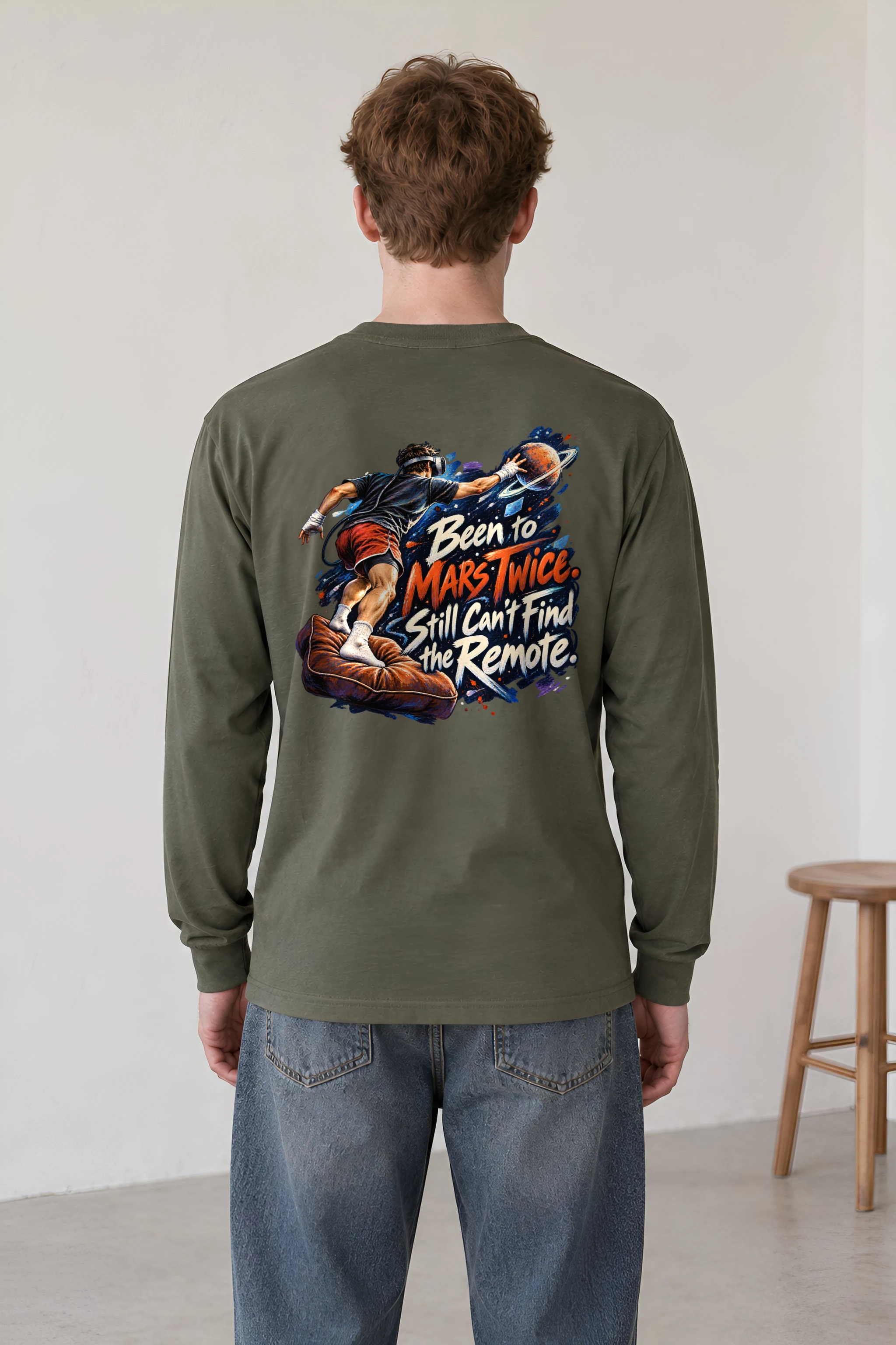 "Been to Mars Twice" Unisex Longsleeve T-shirt