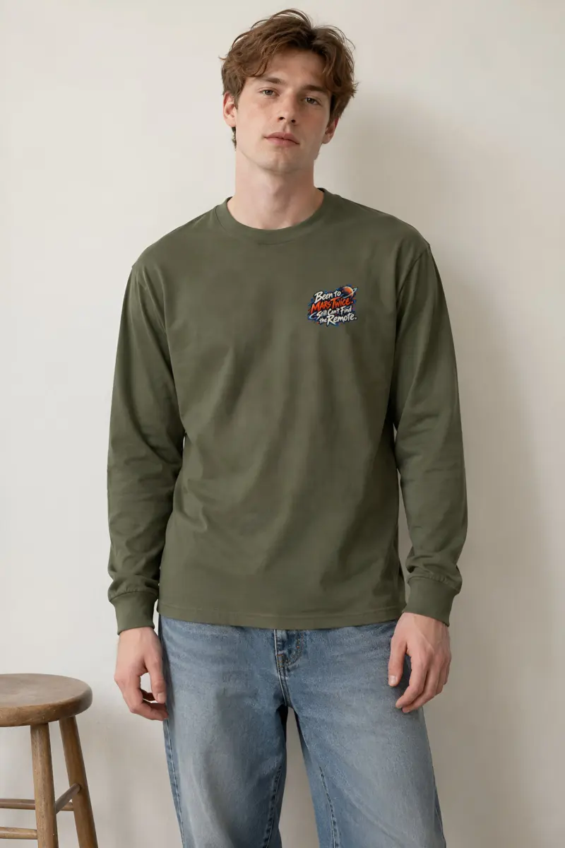 "Been to Mars Twice" Unisex Longsleeve T-shirt