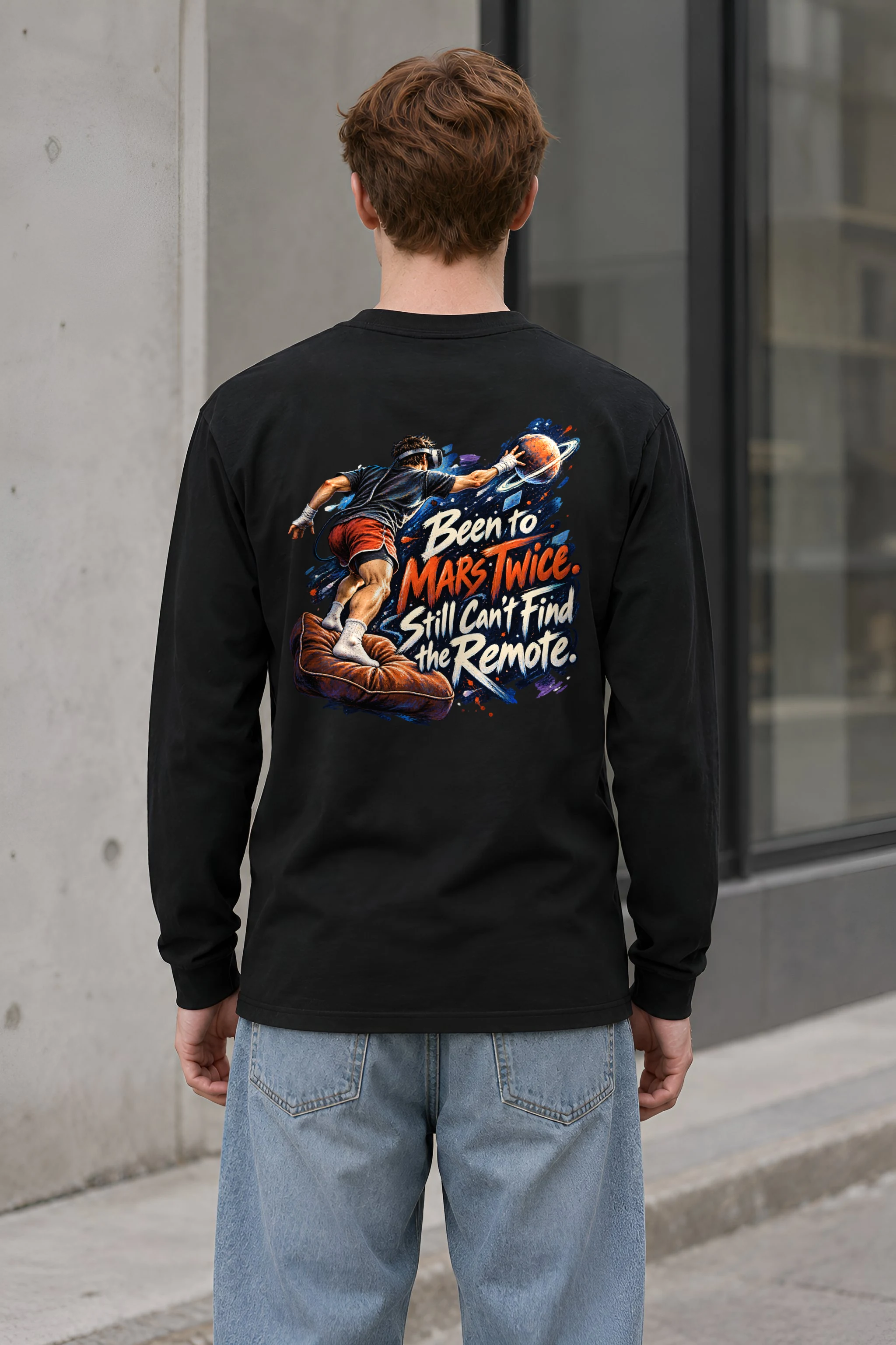 "Been to Mars Twice" Unisex Longsleeve T-shirt