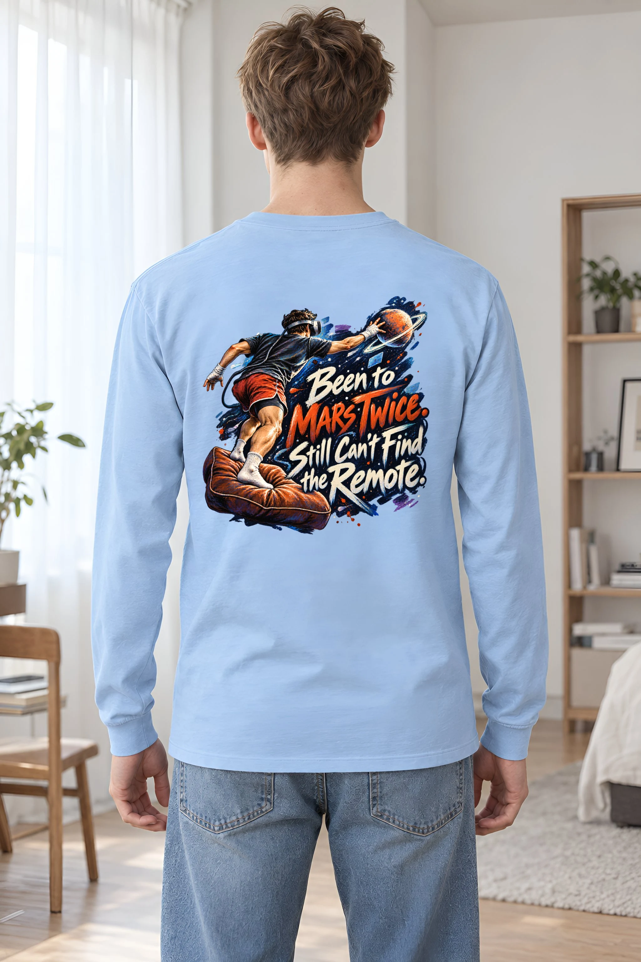 "Been to Mars Twice" Unisex Longsleeve T-shirt