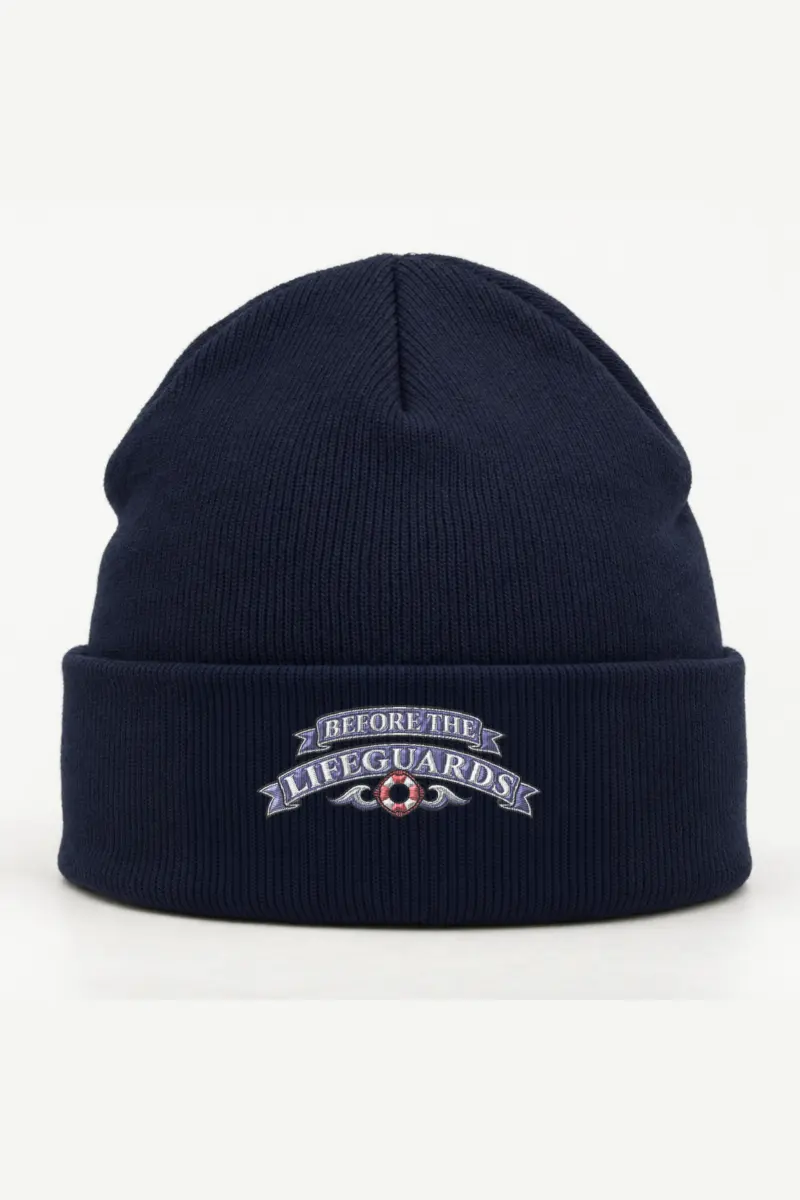 "Before the Lifeguards" Cuffed Beanie · Embroidered