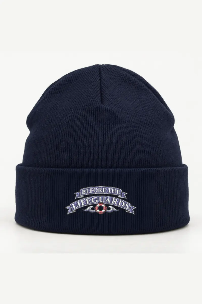 "Before the Lifeguards" Cuffed Beanie · Embroidered