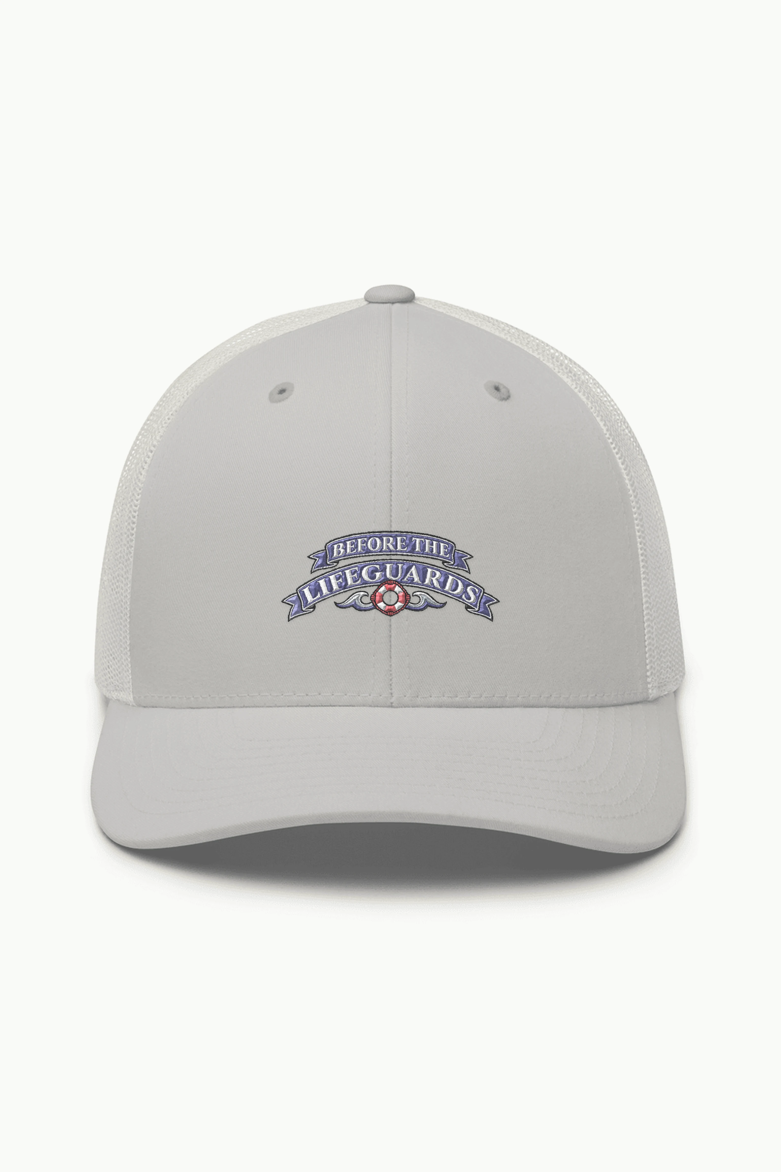 "Before the Lifeguards" Retro Trucker Cap · Embroidered