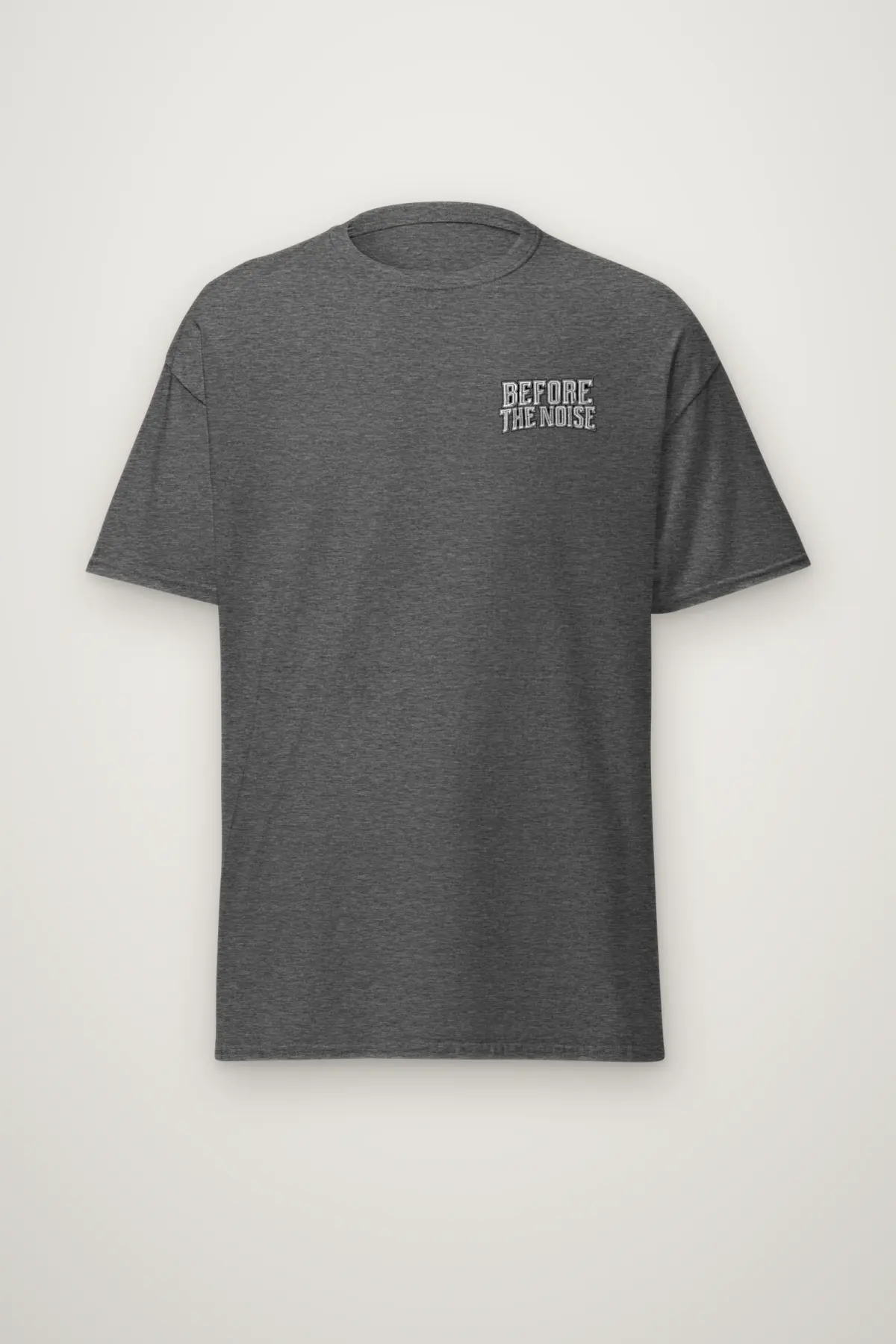 "Before the Noise" Heavyweight Unisex Crewneck T-shirt